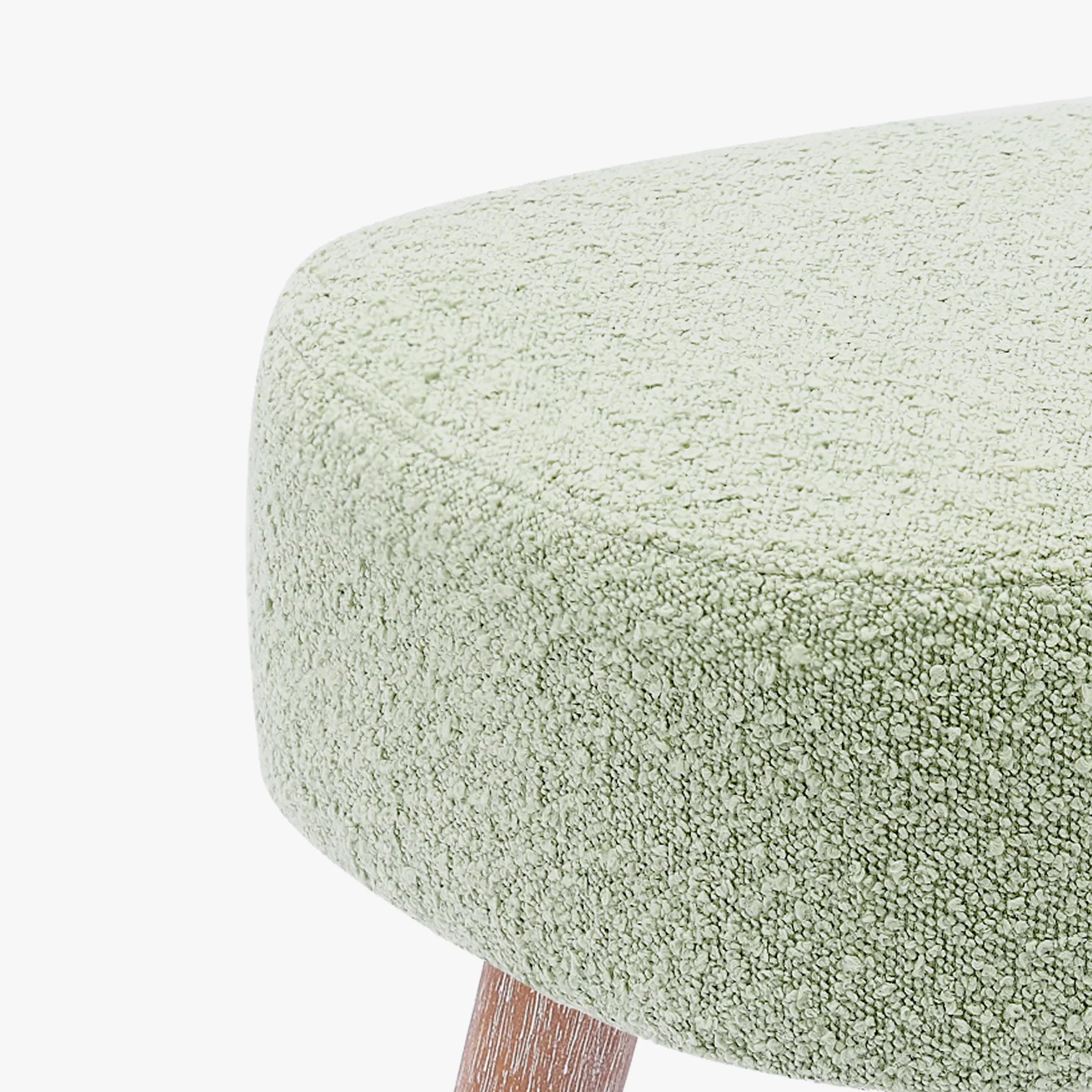 Amélie 21" Wide Square Upholstered Cushion Ottoman Foot Stool