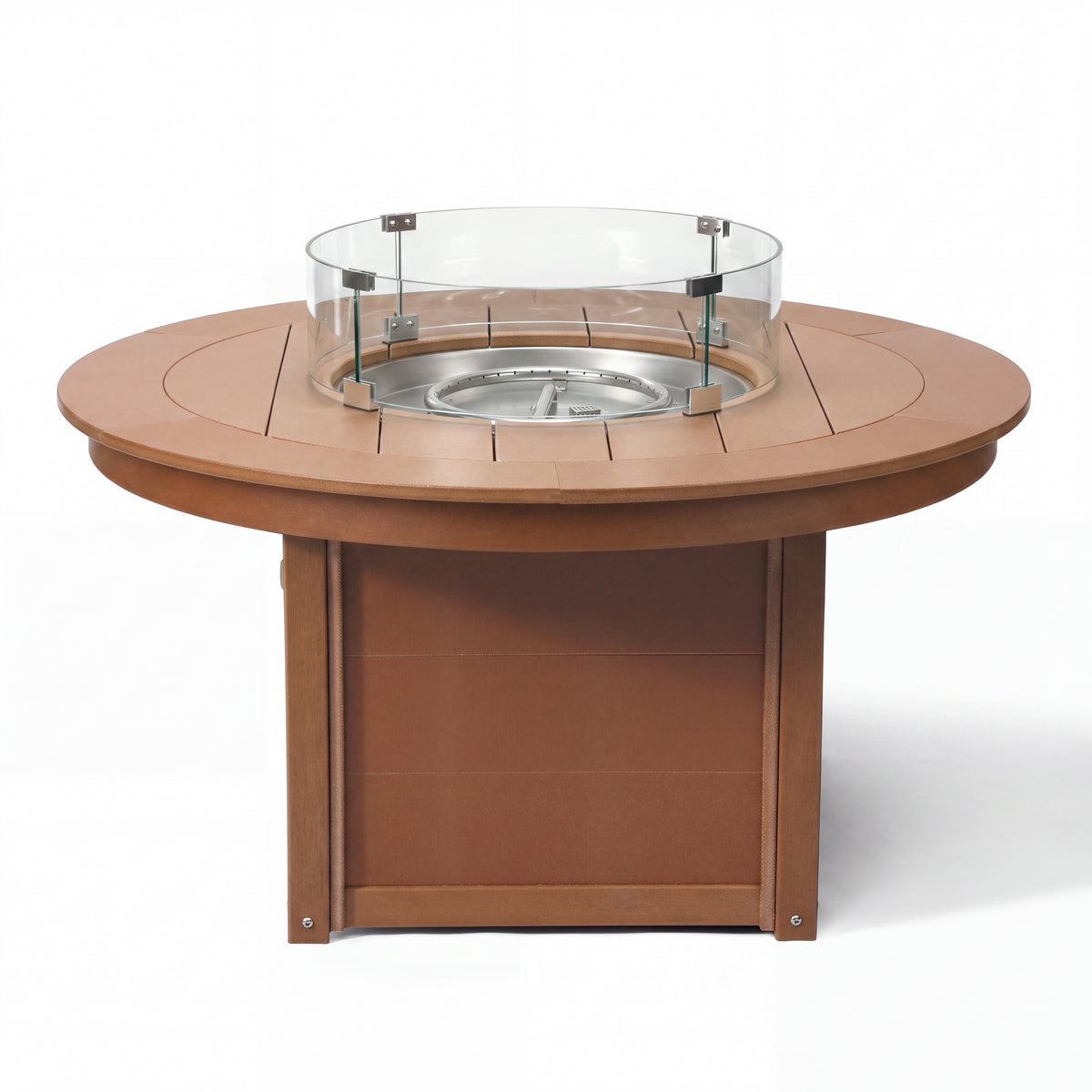 Sol 47" Modern Outdoor 55,000 BTU Patio Propane Round Fire Pit Table