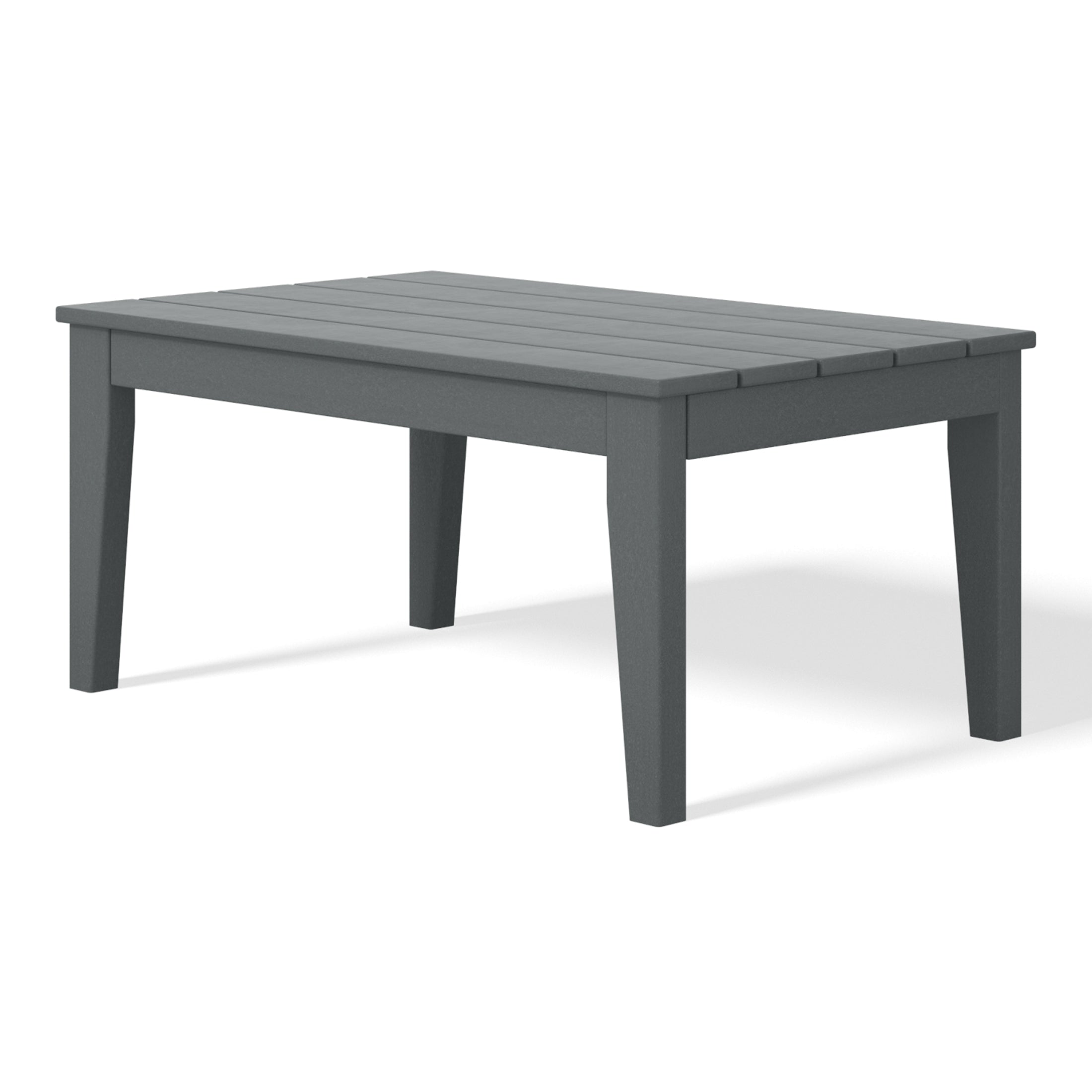 Paradise Low Outdoor HDPE Patio Rectangle Coffee Table