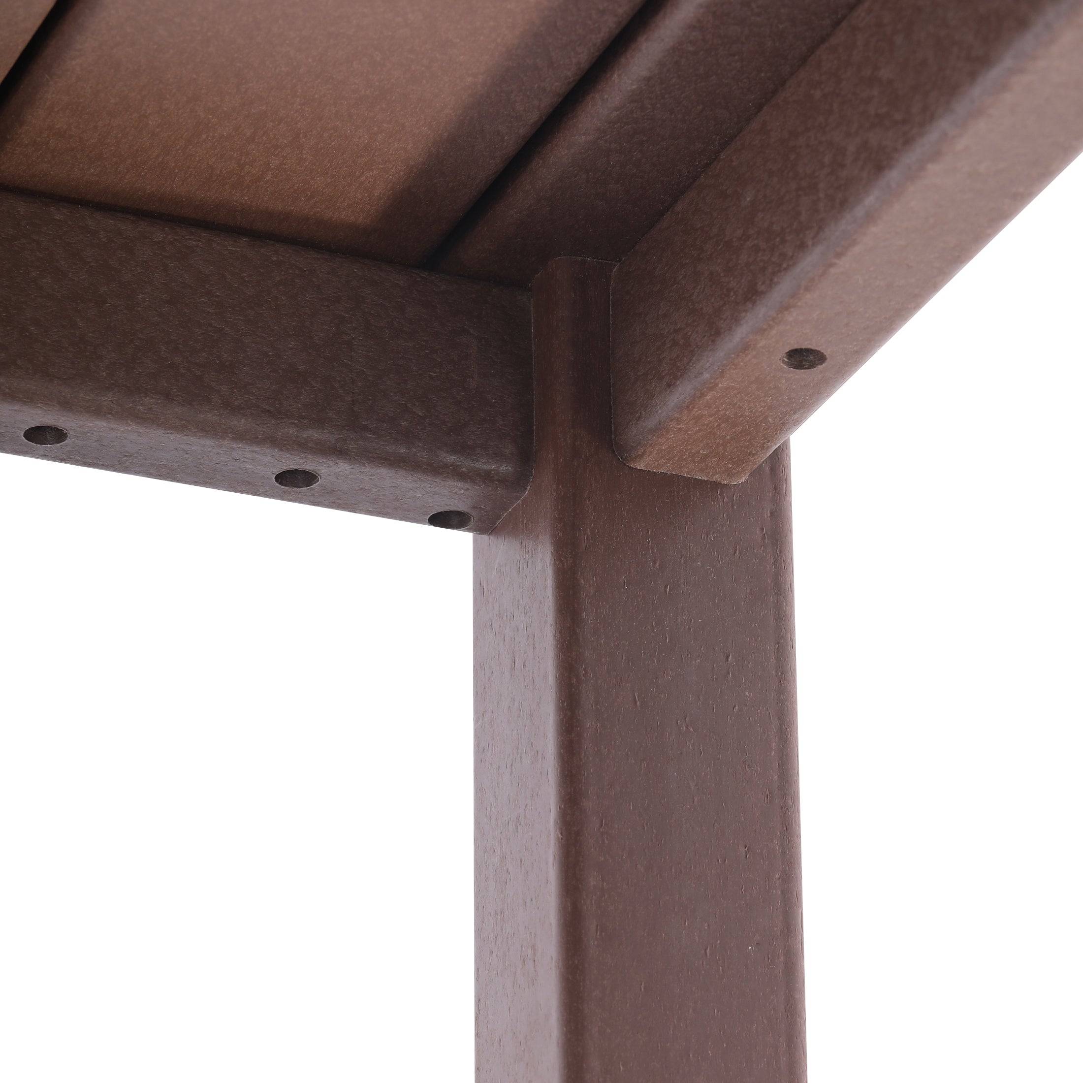 Paradise Low Outdoor HDPE Square Patio Coffee Table