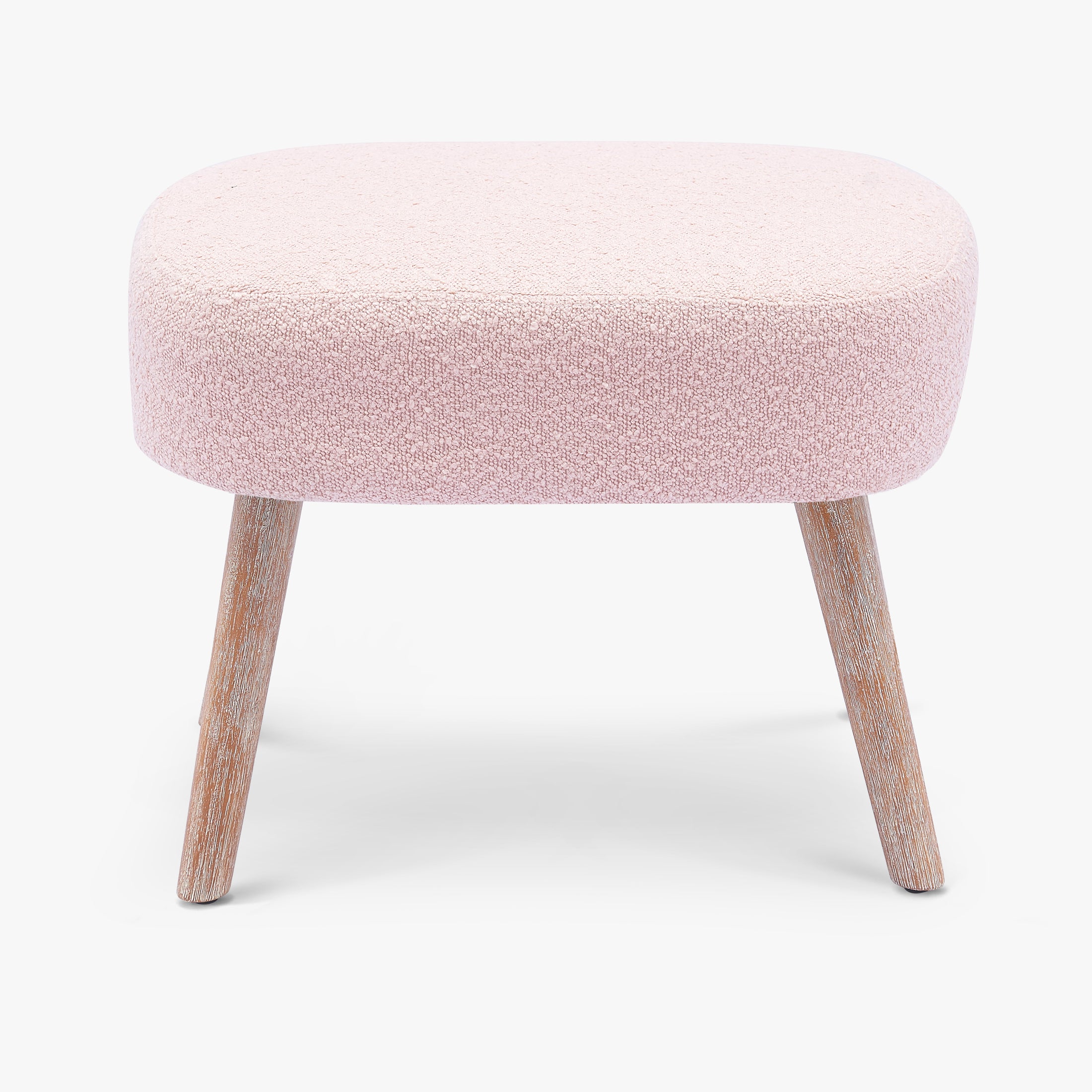 Amélie 21" Wide Square Upholstered Cushion Ottoman Foot Stool