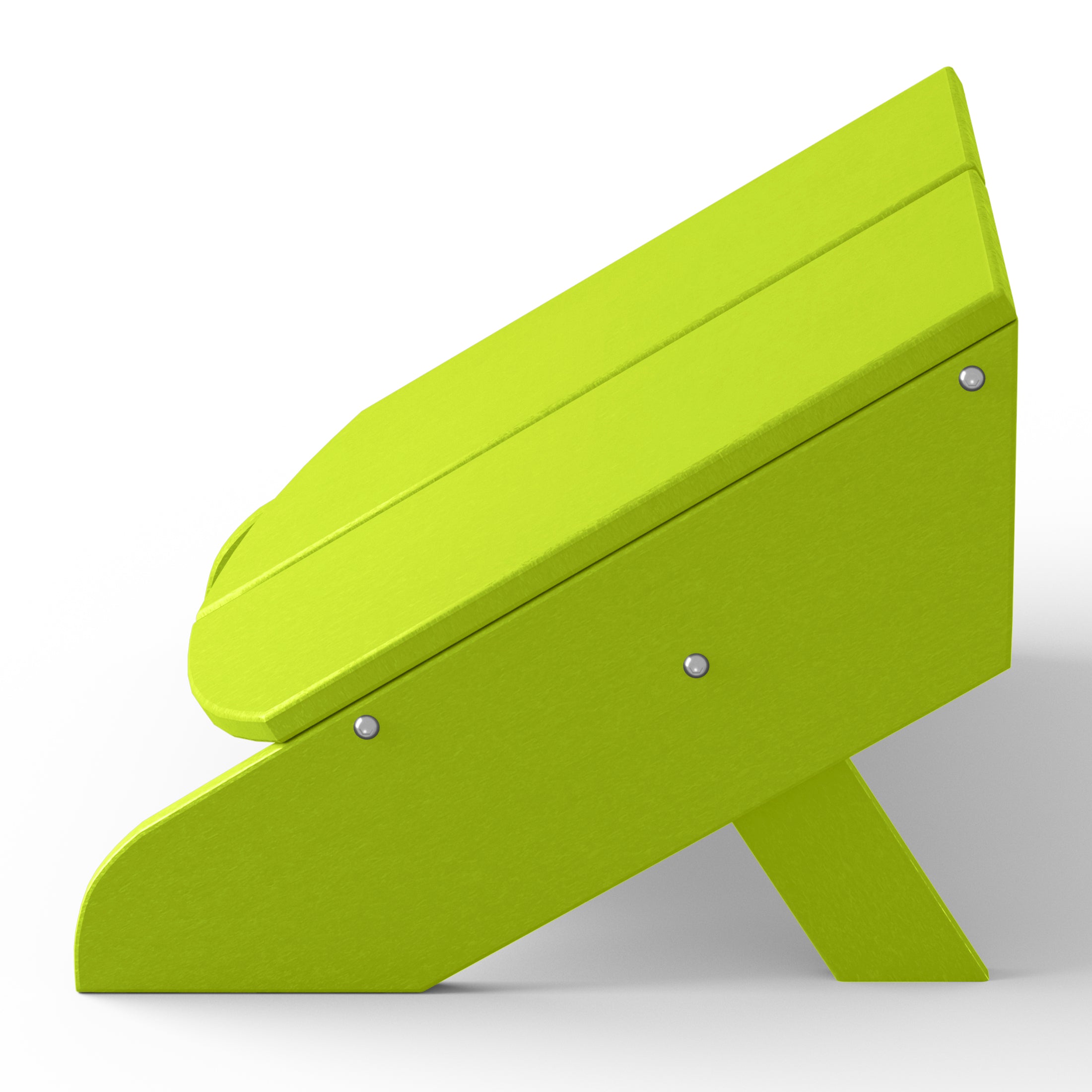Seaview Modern HDPE Plastic Folding Patio Adirondack Ottoman