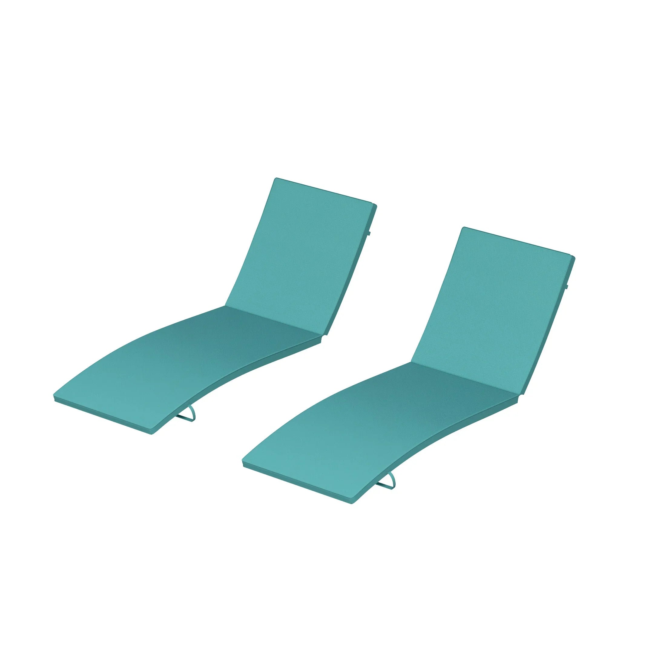 Bahama Outdoor Patio Chaise Lounge Cushion (Set of 2)