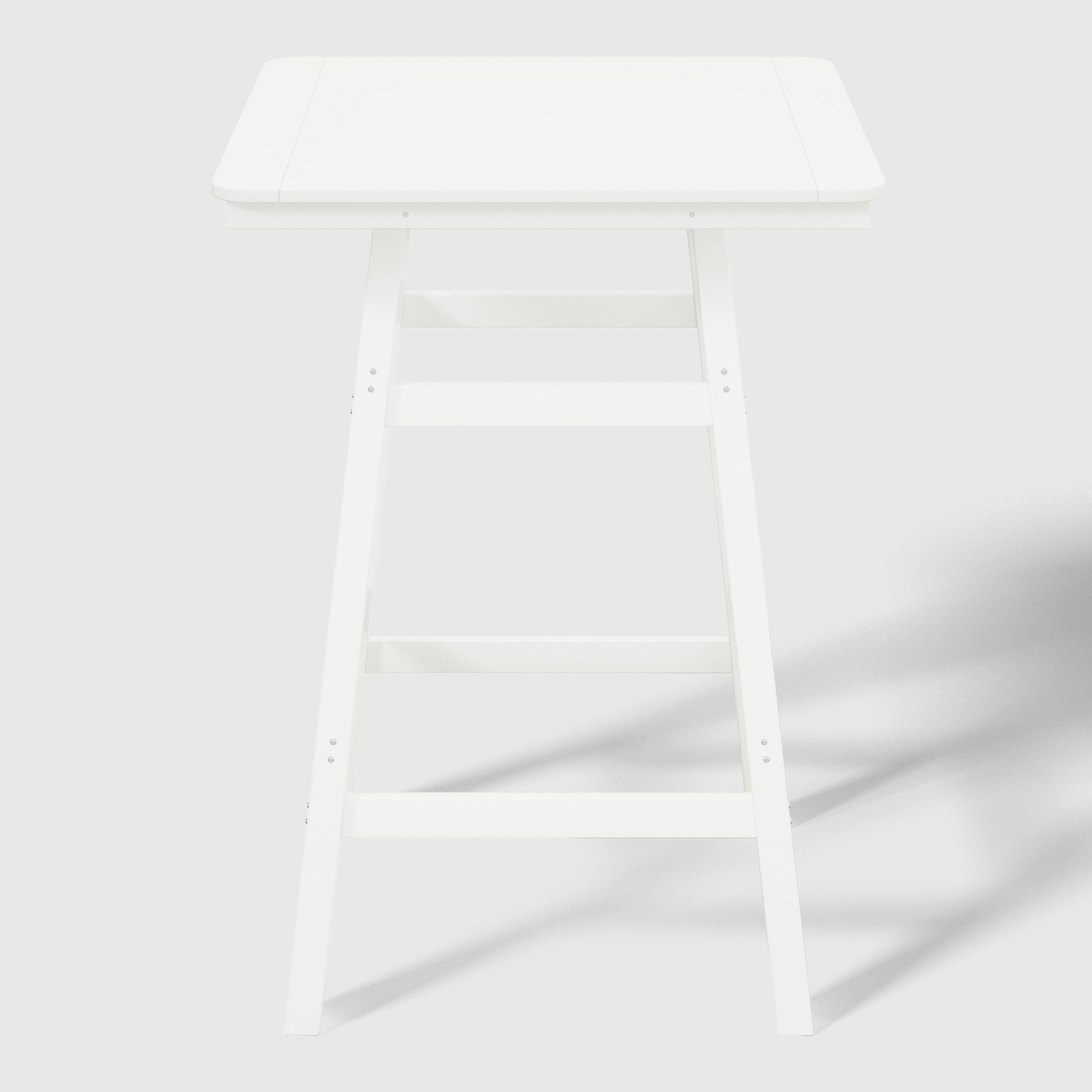 Paradise 5-Piece HDPE Outdoor Patio Dining Bar Bistro Table Set with Bar Stools