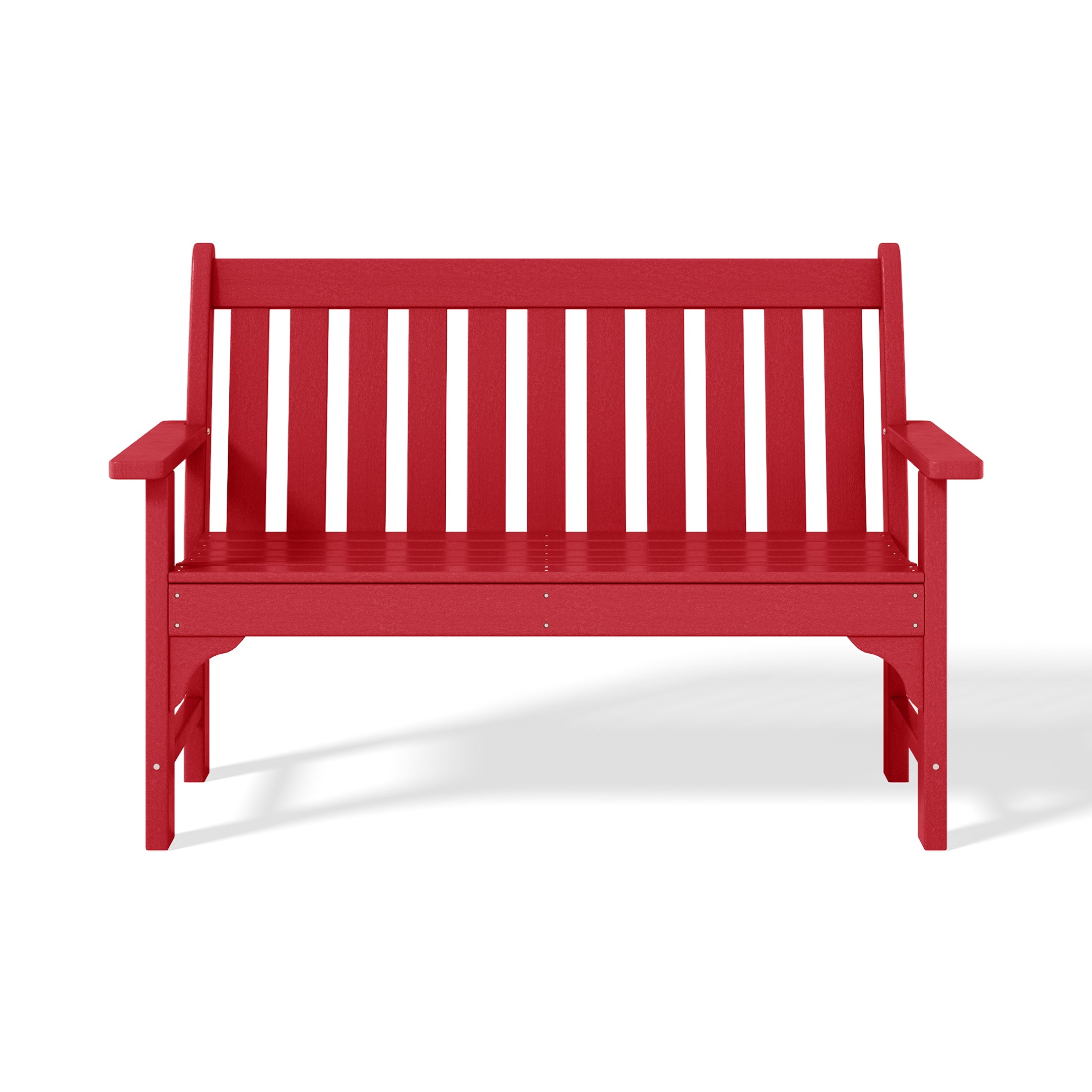 Paradise Outdoor 2-Person All-Weather HDPE Front Porch Garden Bench