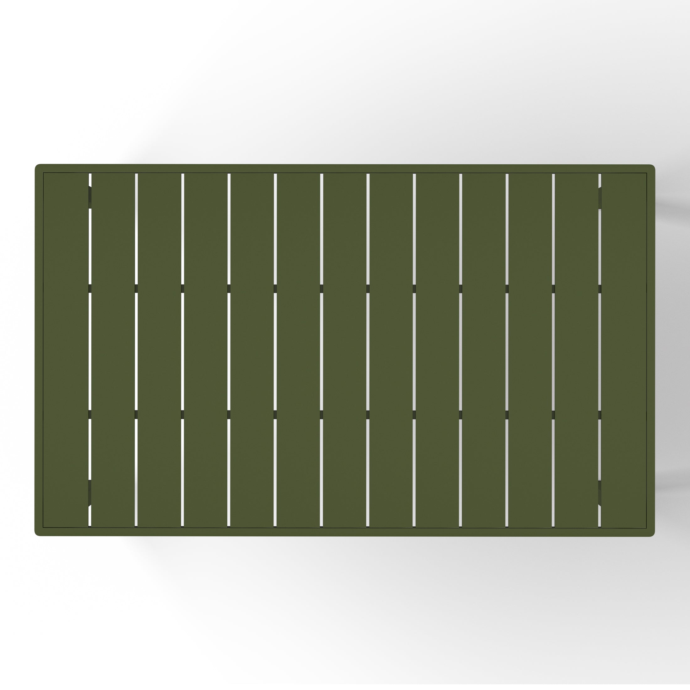 Sunshine 59" Iron Metal Outdoor Rectangular Patio Dining Table For 6