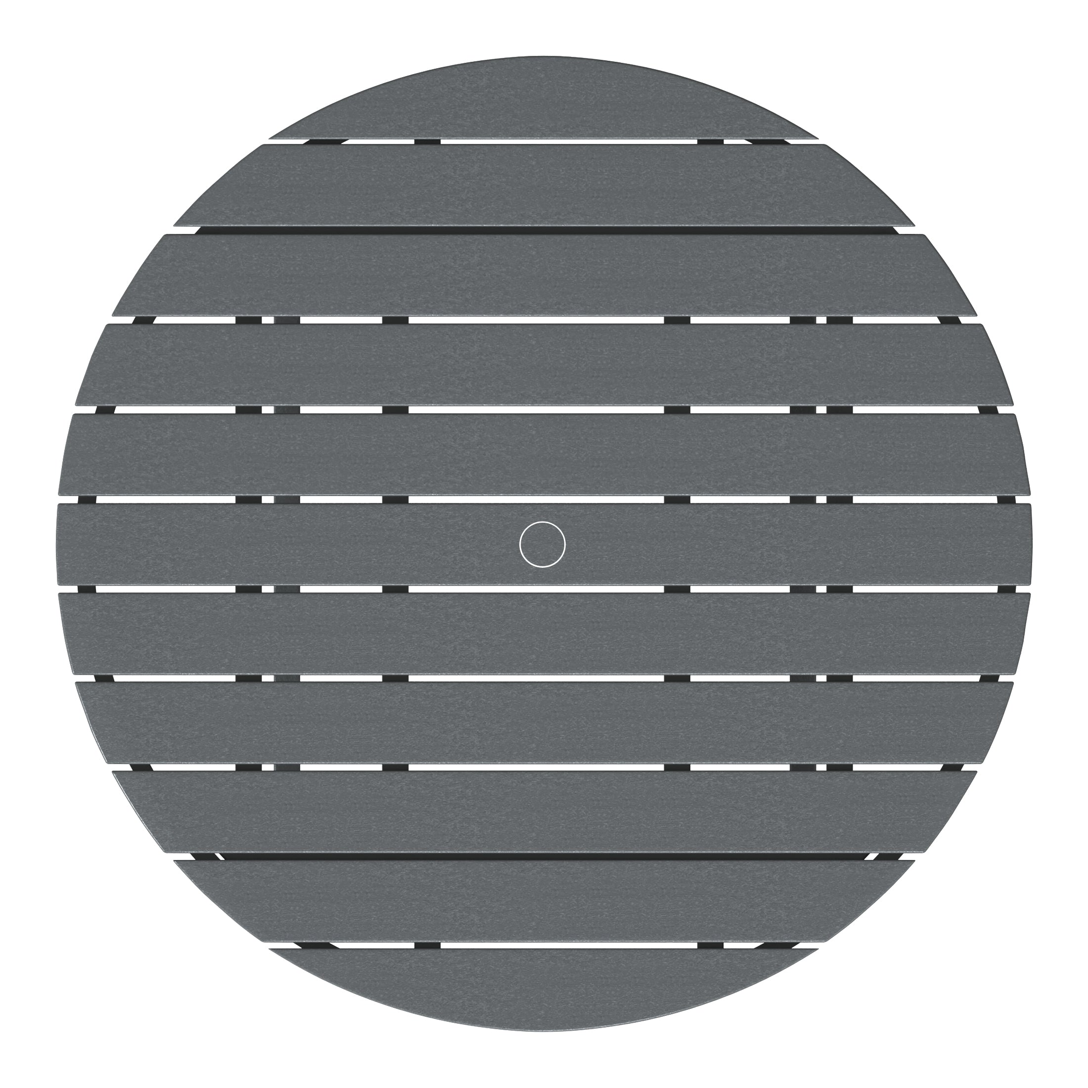 Paradise Low Outdoor HDPE Round Patio Coffee Table