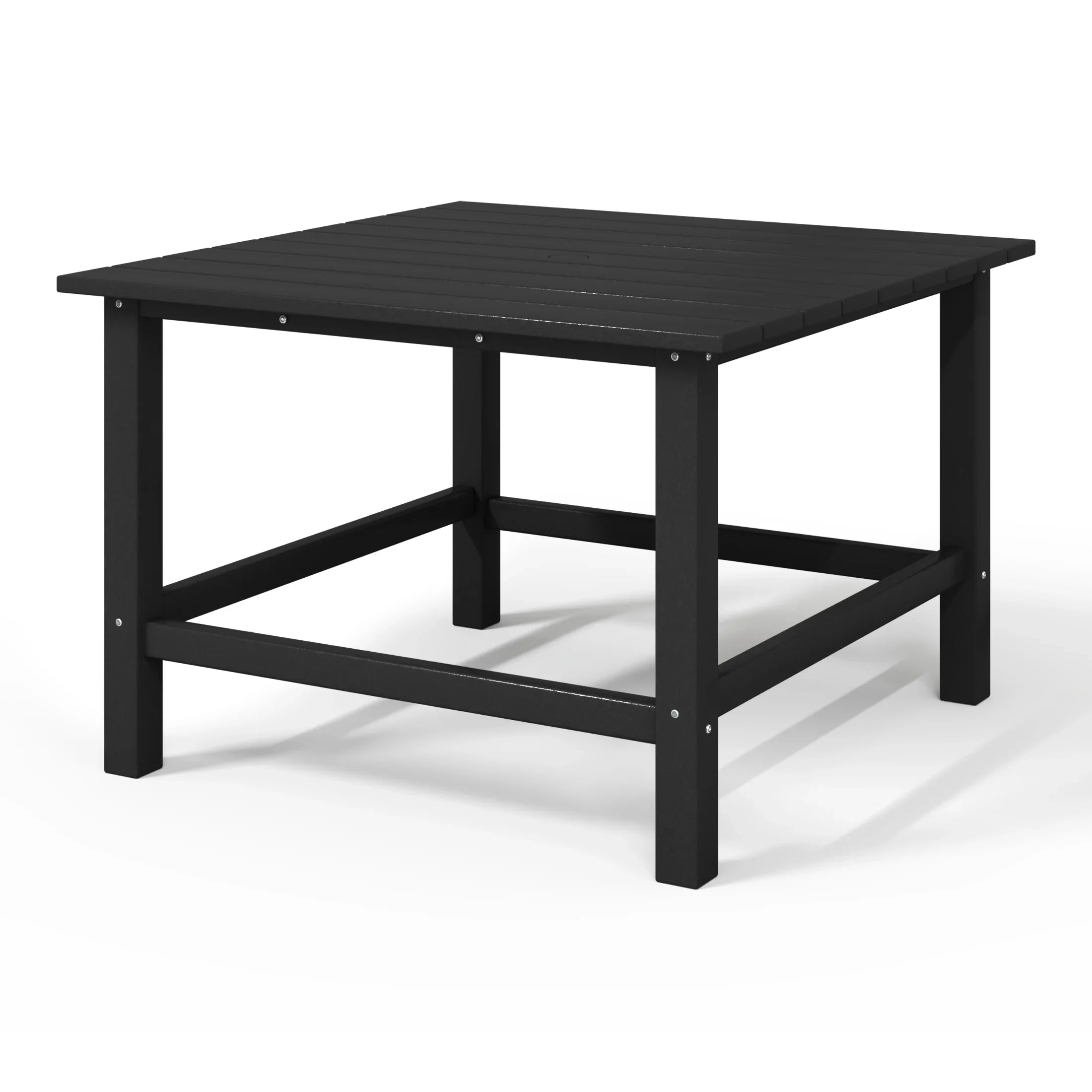 Paradise Kids Outdoor Patio Furniture HDPE 30" Wide Square Dining Table