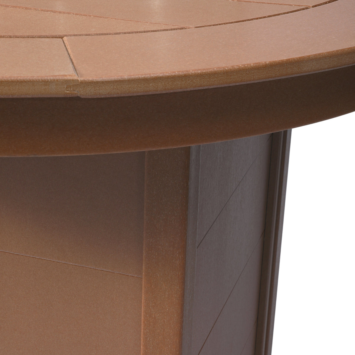 Sol 47" Modern Outdoor Patio Propane Round Counter Height Fire Pit Table