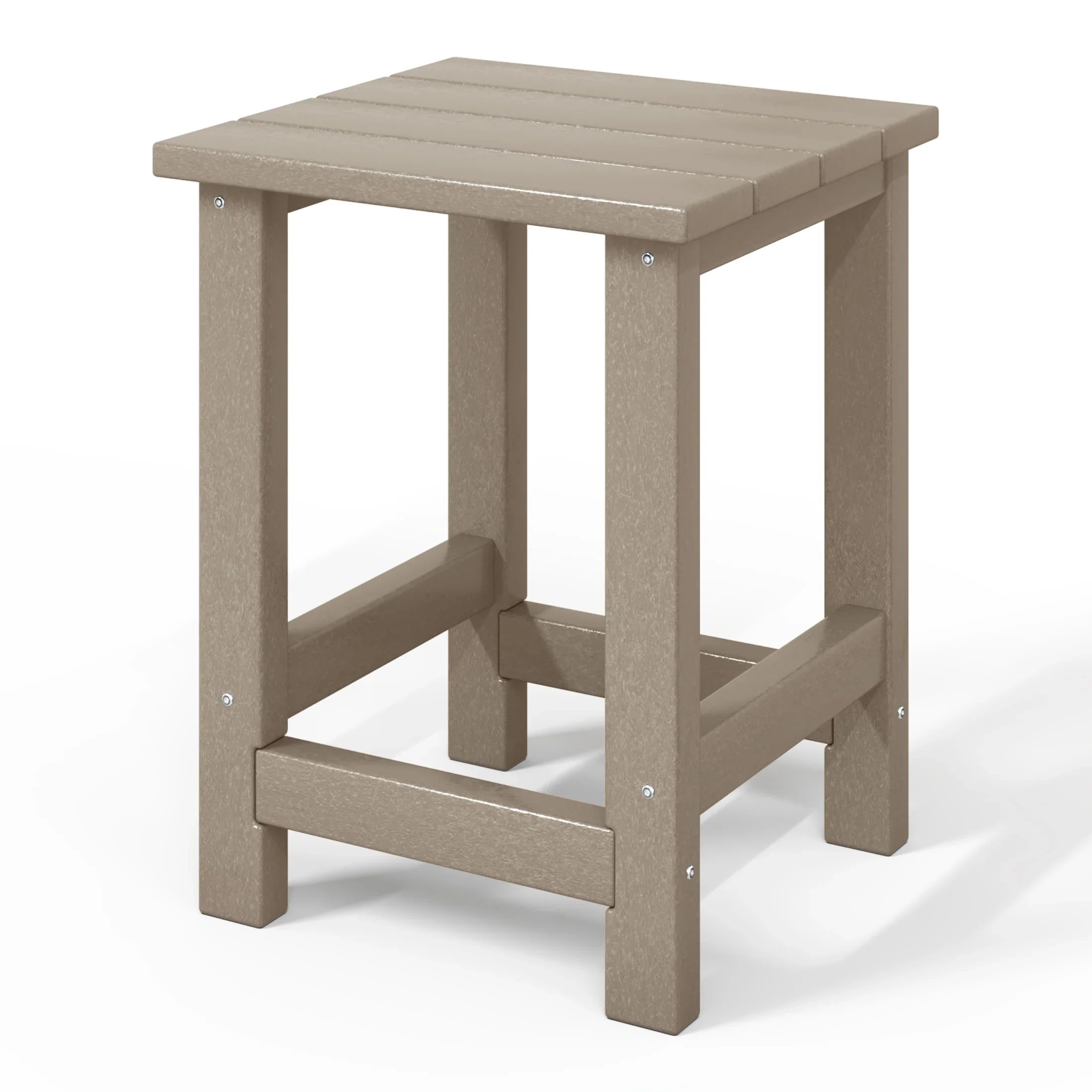 Paradise Kids Outdoor Patio Furniture HDPE Adirondack Square Side Table