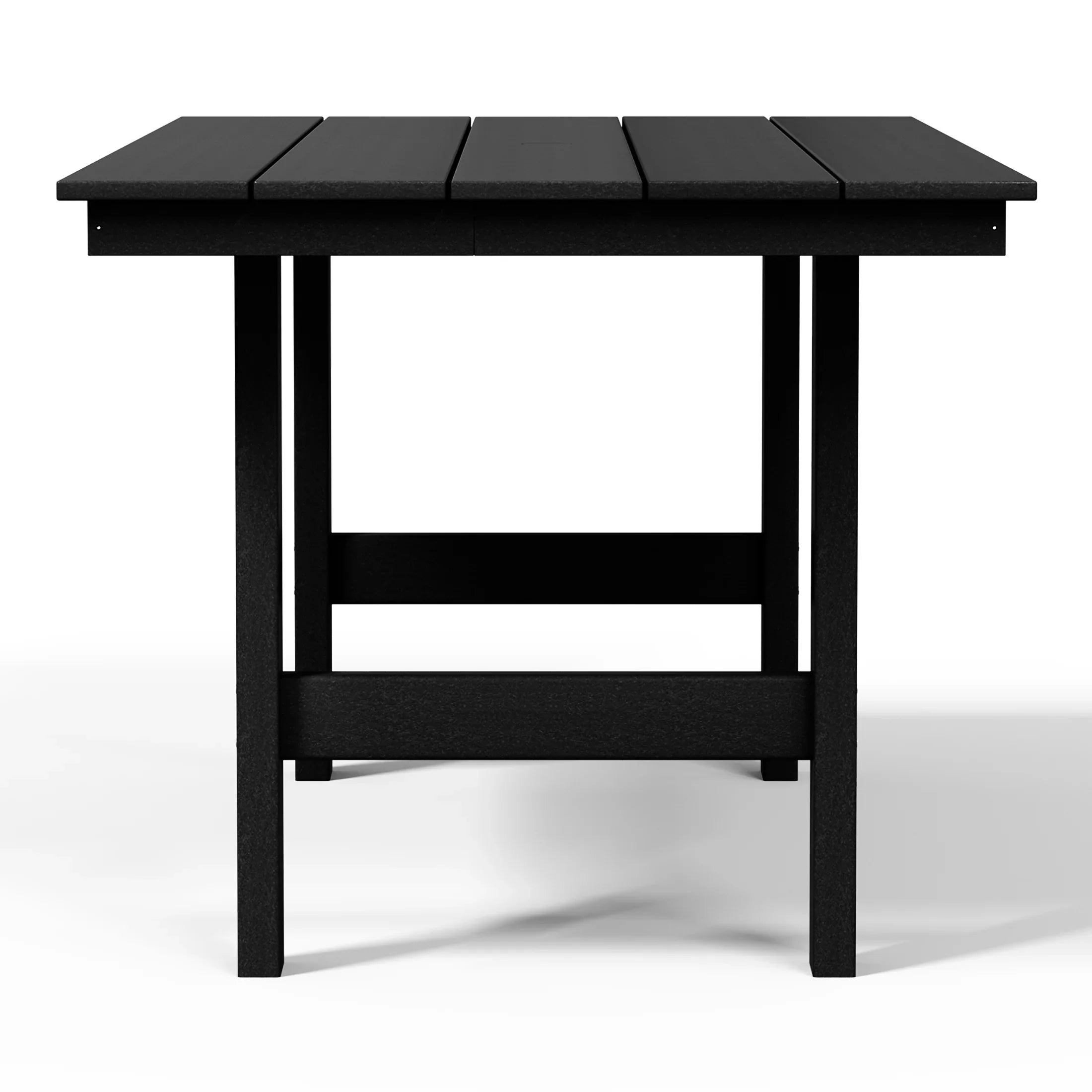 Palms 7-Piece HDPE Outdoor Rectangular Patio Dining Table Set with Side Chairs