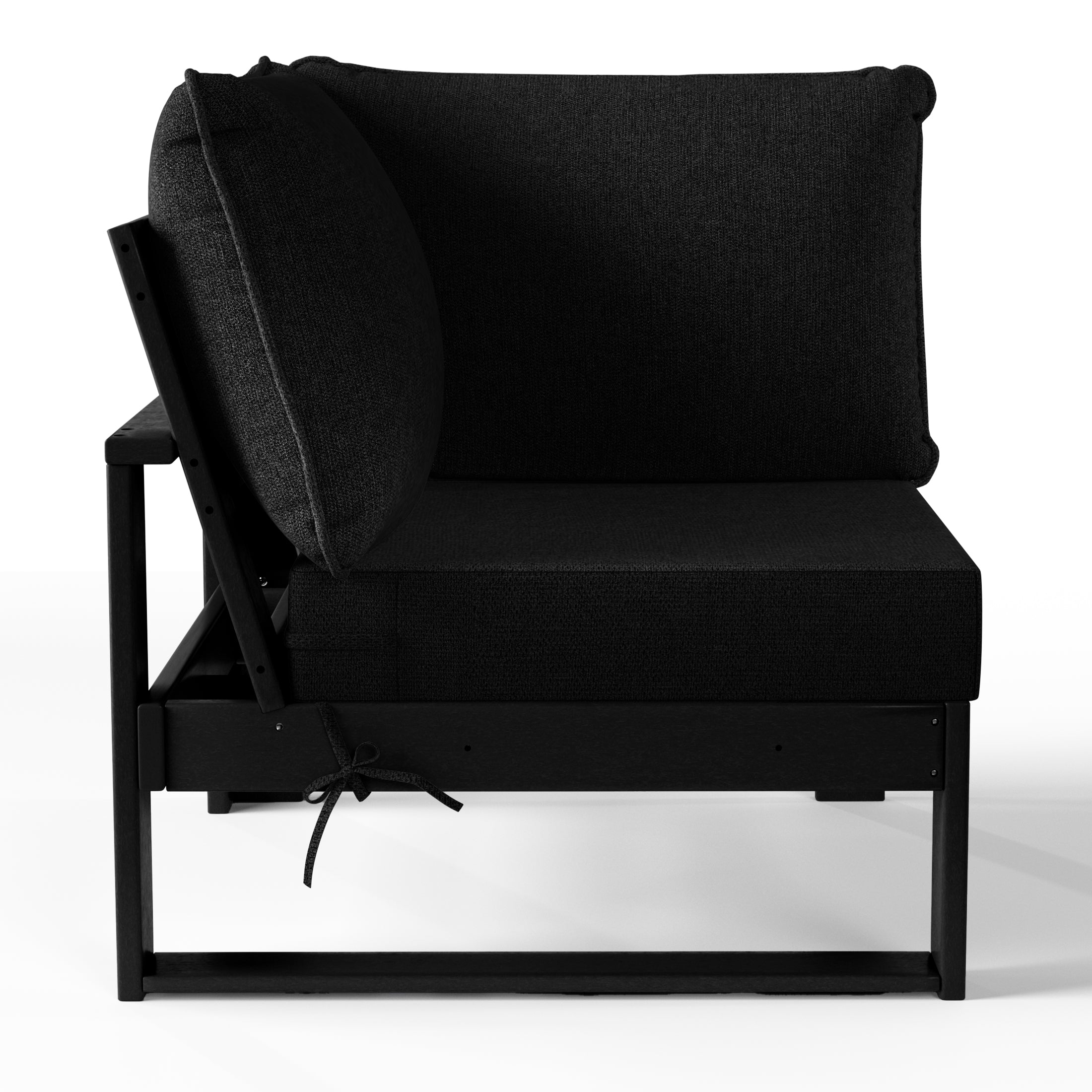 Rockaway Outdoor HDPE Sectional Corner Sofa Seat with Water-Proof Cushions