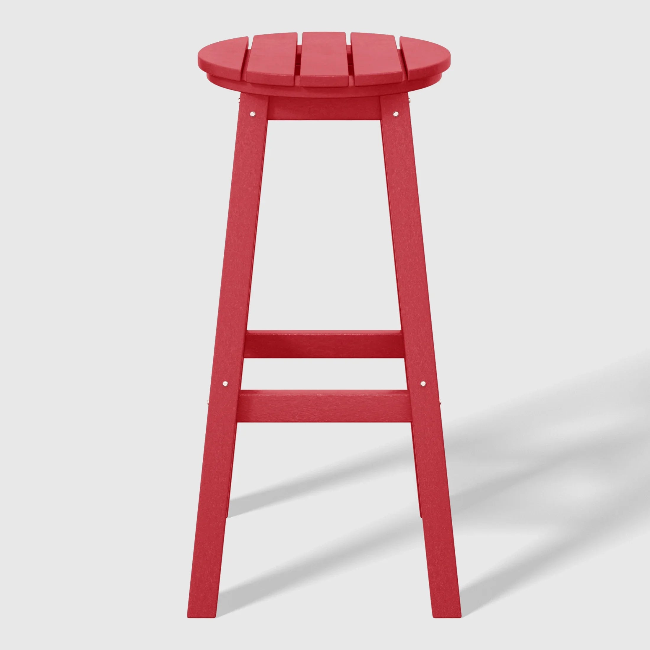 Paradise 29" HDPE Outdoor Patio Round Bar Stool Set of 2