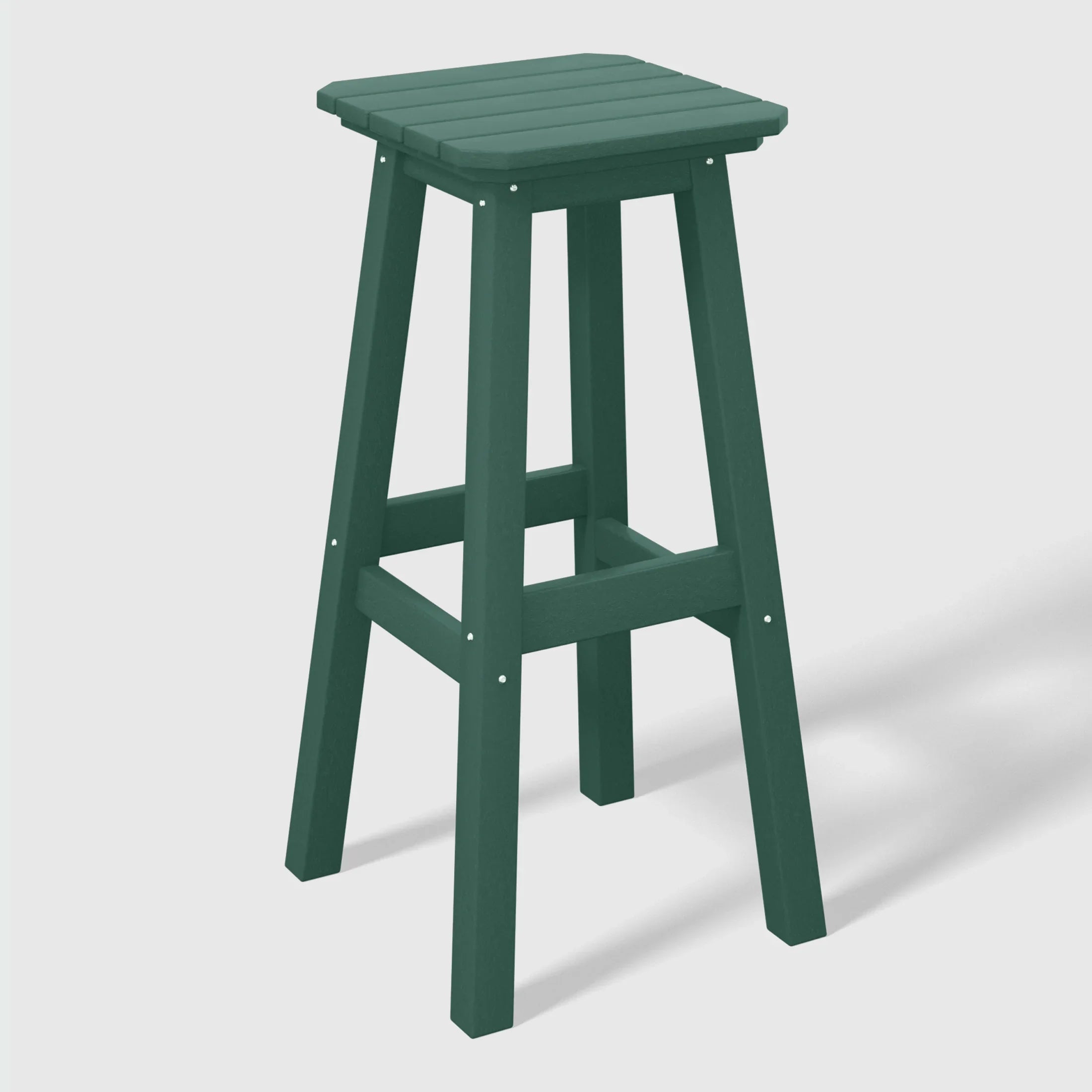 Paradise 5-Piece HDPE Outdoor Patio Dining Bar Bistro Table Set with Bar Stools