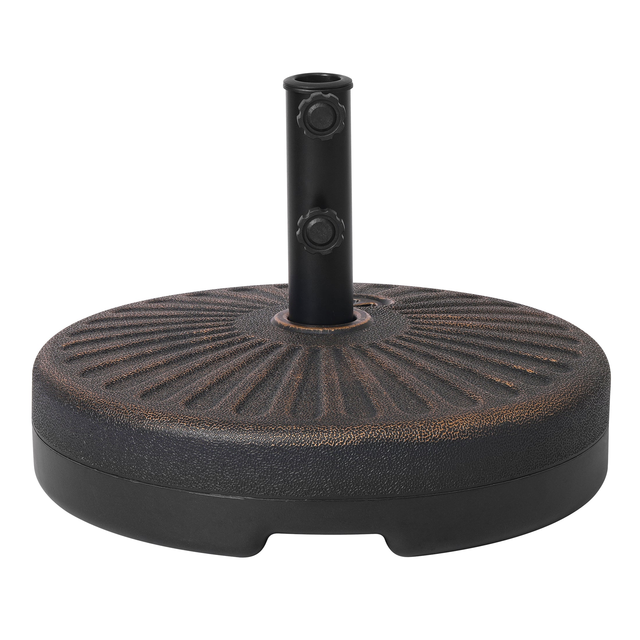 Bally 20" diameter round hard plastic free standing umbrella base