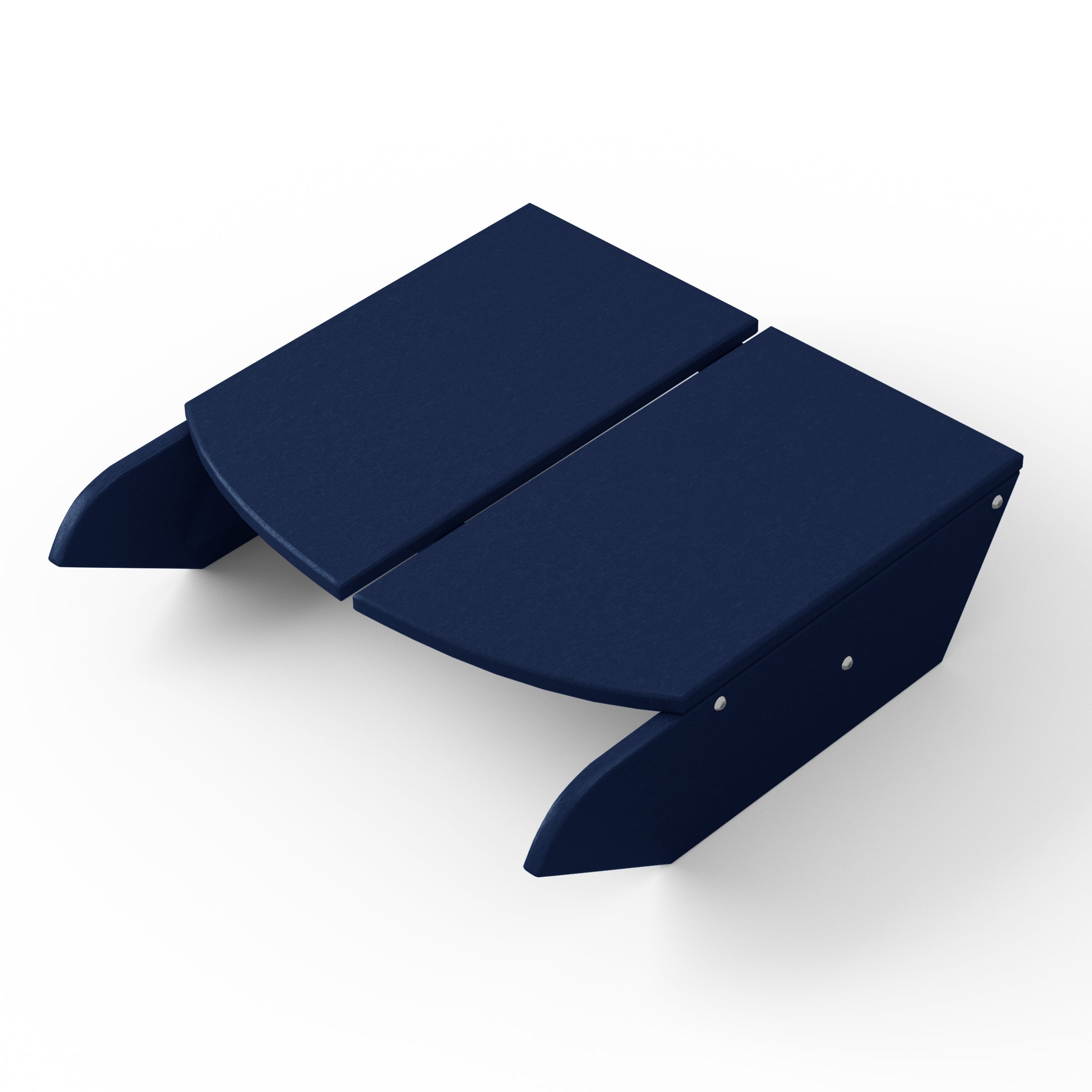 Seaview Modern HDPE Plastic Folding Patio Adirondack Ottoman