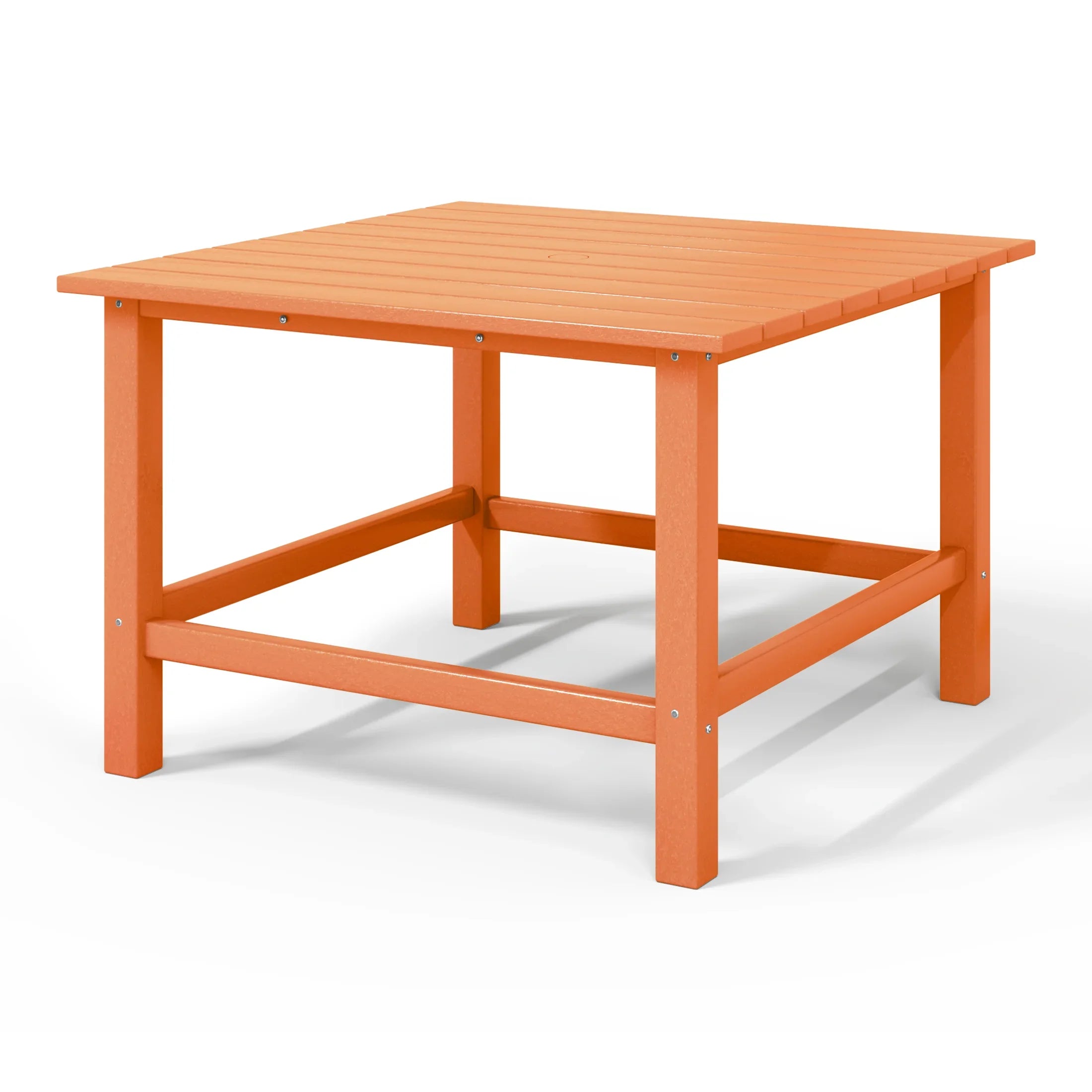 Paradise Kids Outdoor Patio Furniture HDPE 30" Wide Square Dining Table
