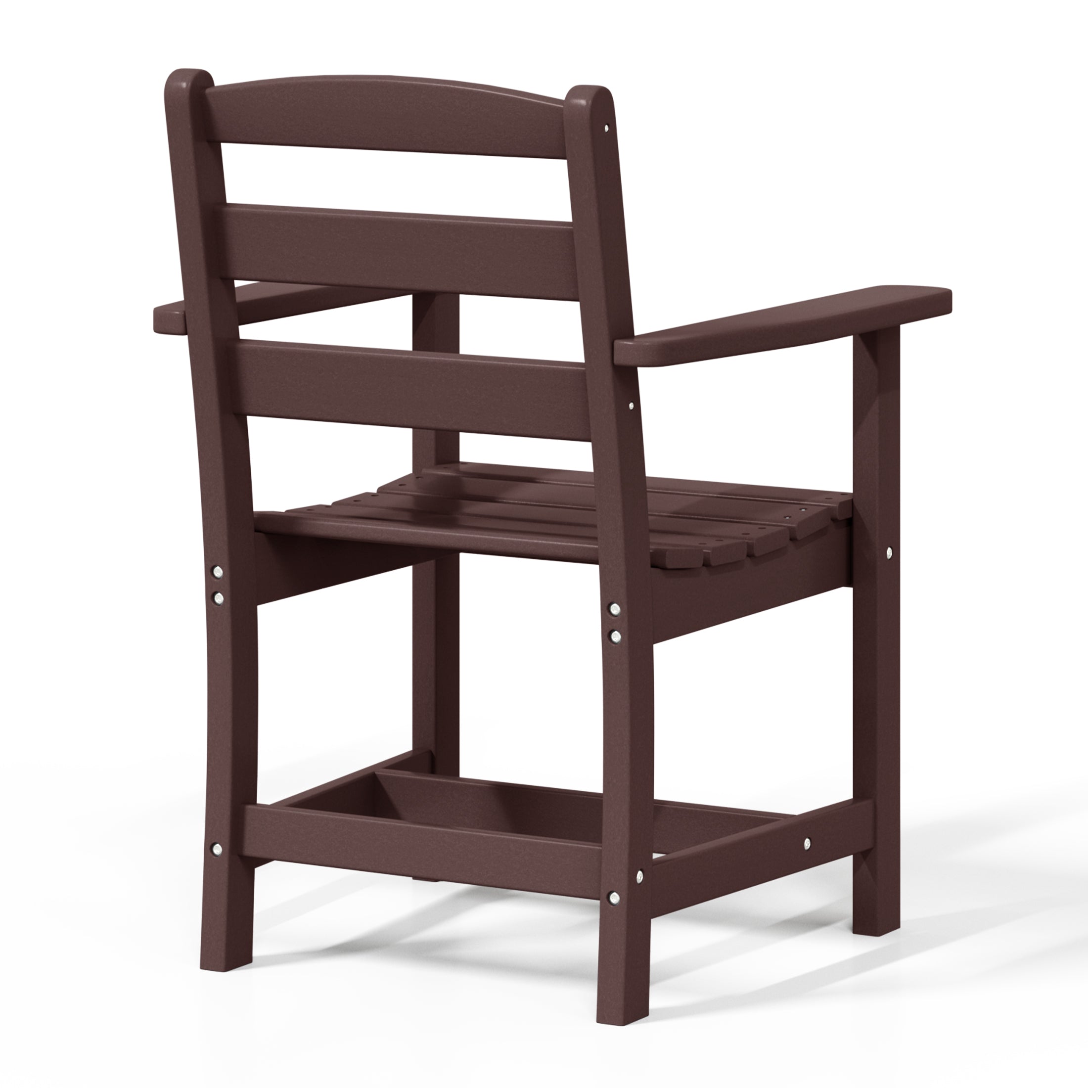 Palms Outdoor HDPE Patio Classic Dining Arm Chair