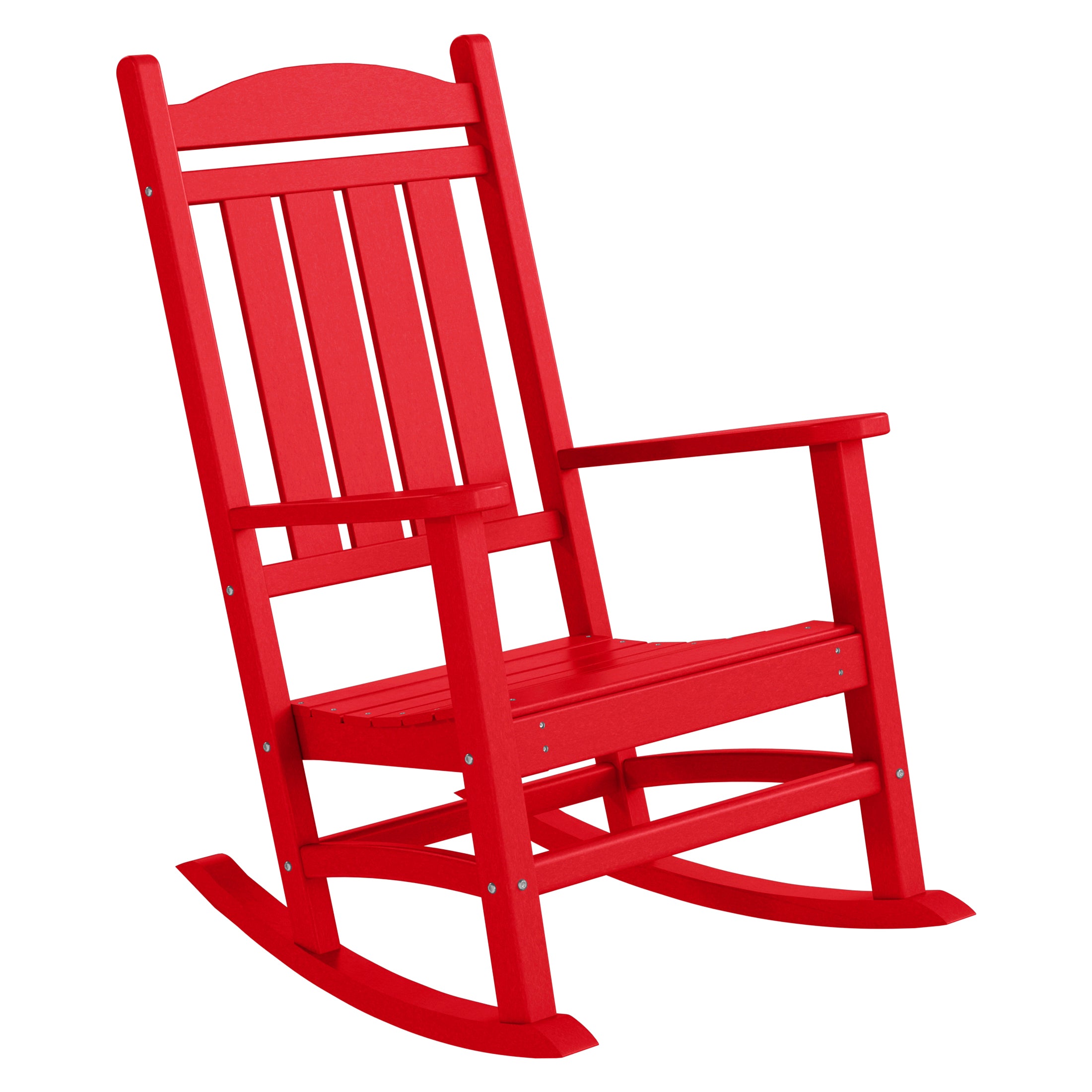 Paradise 5-Piece HDPE Outdoor Patio Furniture Couch and Rocking Chair Set
