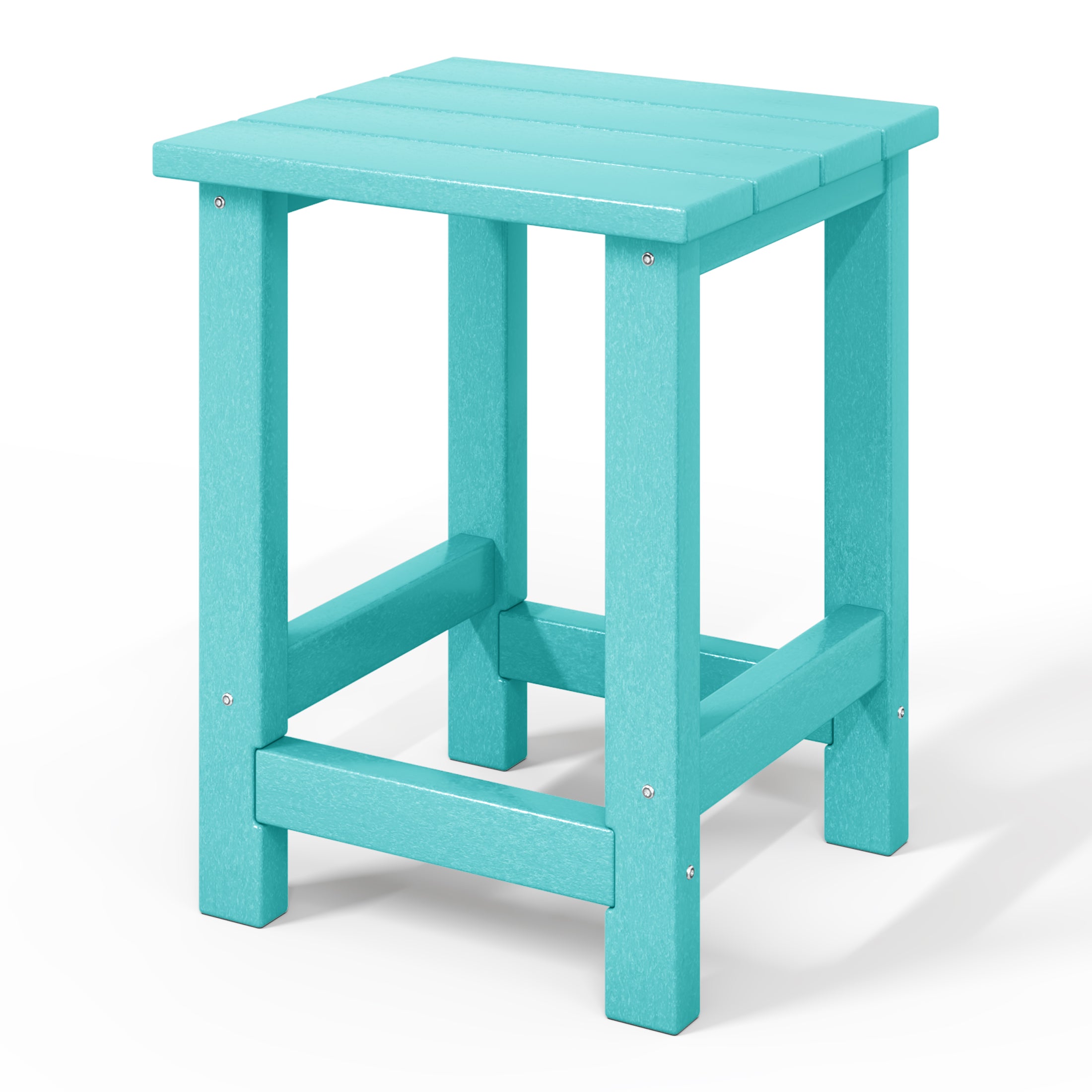 Paradise Kids Outdoor Patio Furniture HDPE Adirondack Square Side Table