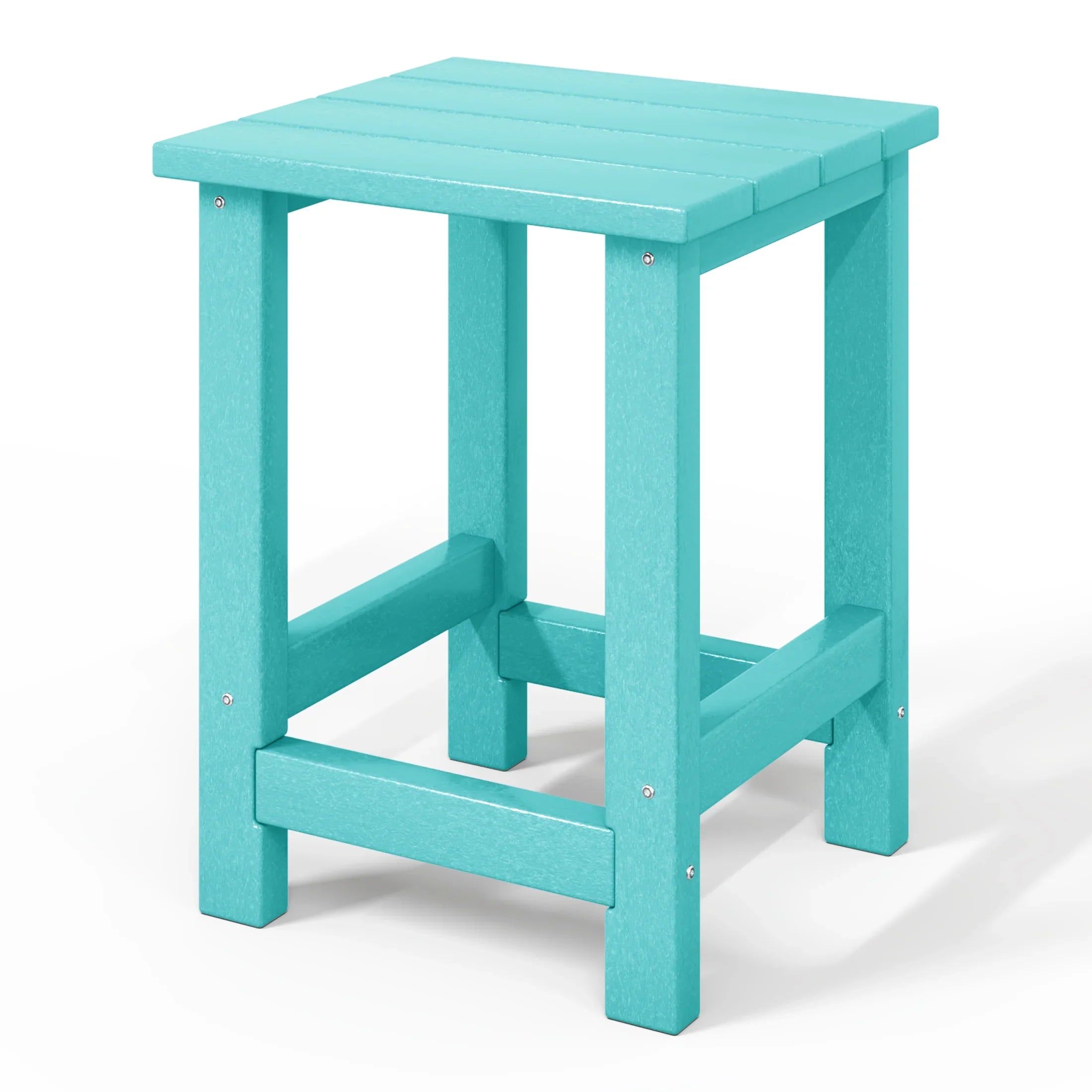 Paradise Kids Outdoor Patio Furniture HDPE Adirondack Square Side Table