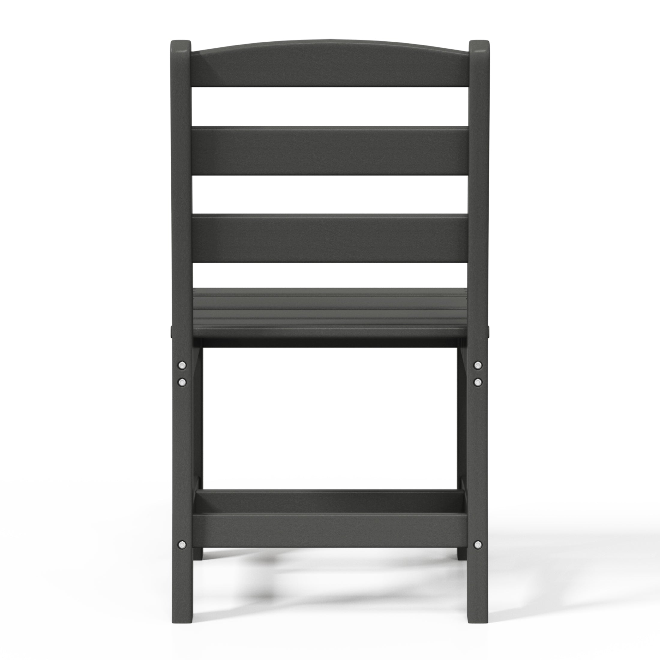 Palms Outdoor HDPE Patio Classic Armless Dining Side Chair