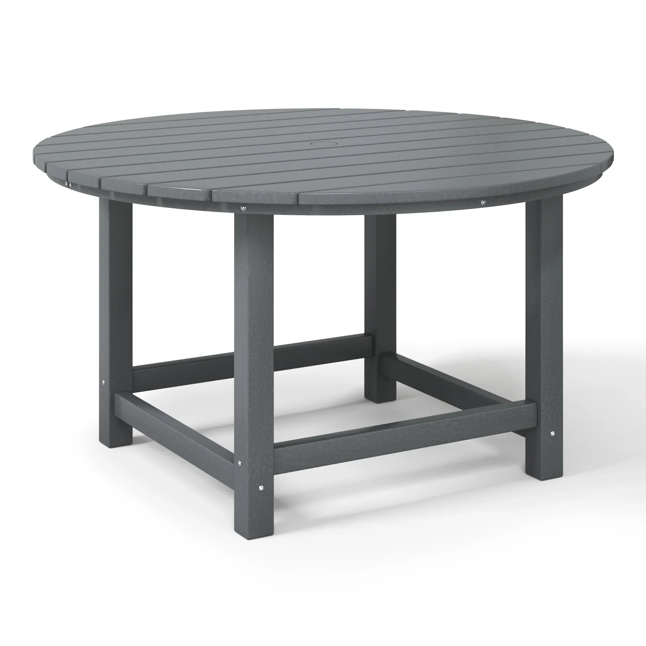 Paradise Kids Outdoor Patio Furniture HDPE 38" Wide Round Dining Table