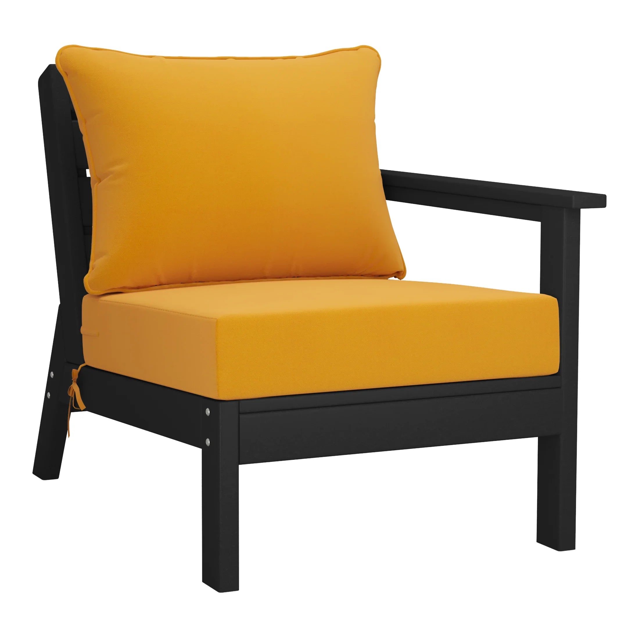 Portsmouth Outdoor Patio HDPE Sectional Sofa with Patio Cushions