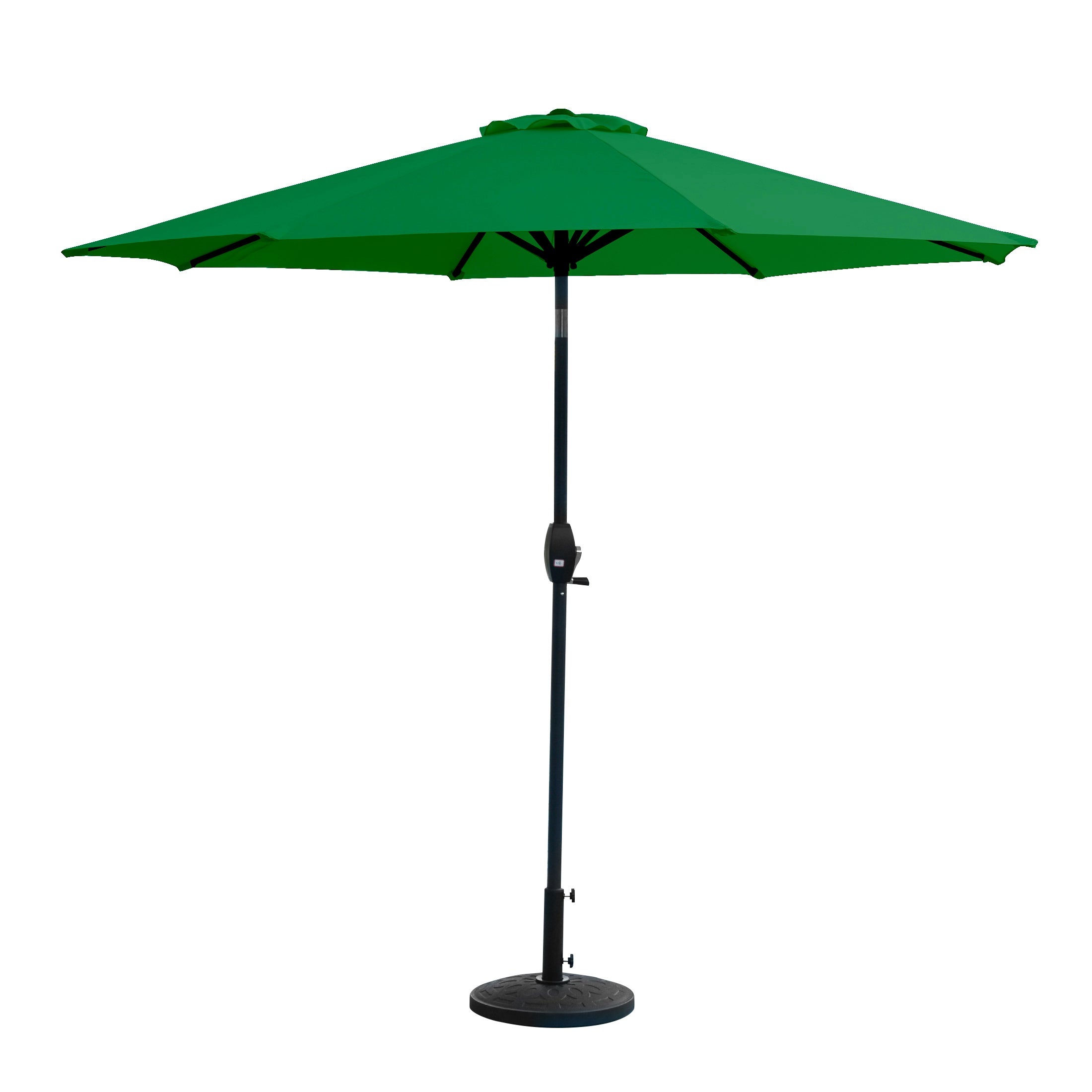 Cabana 9 ft. Patio Table Umbrella with tilt, crank features and free standing weight base kit