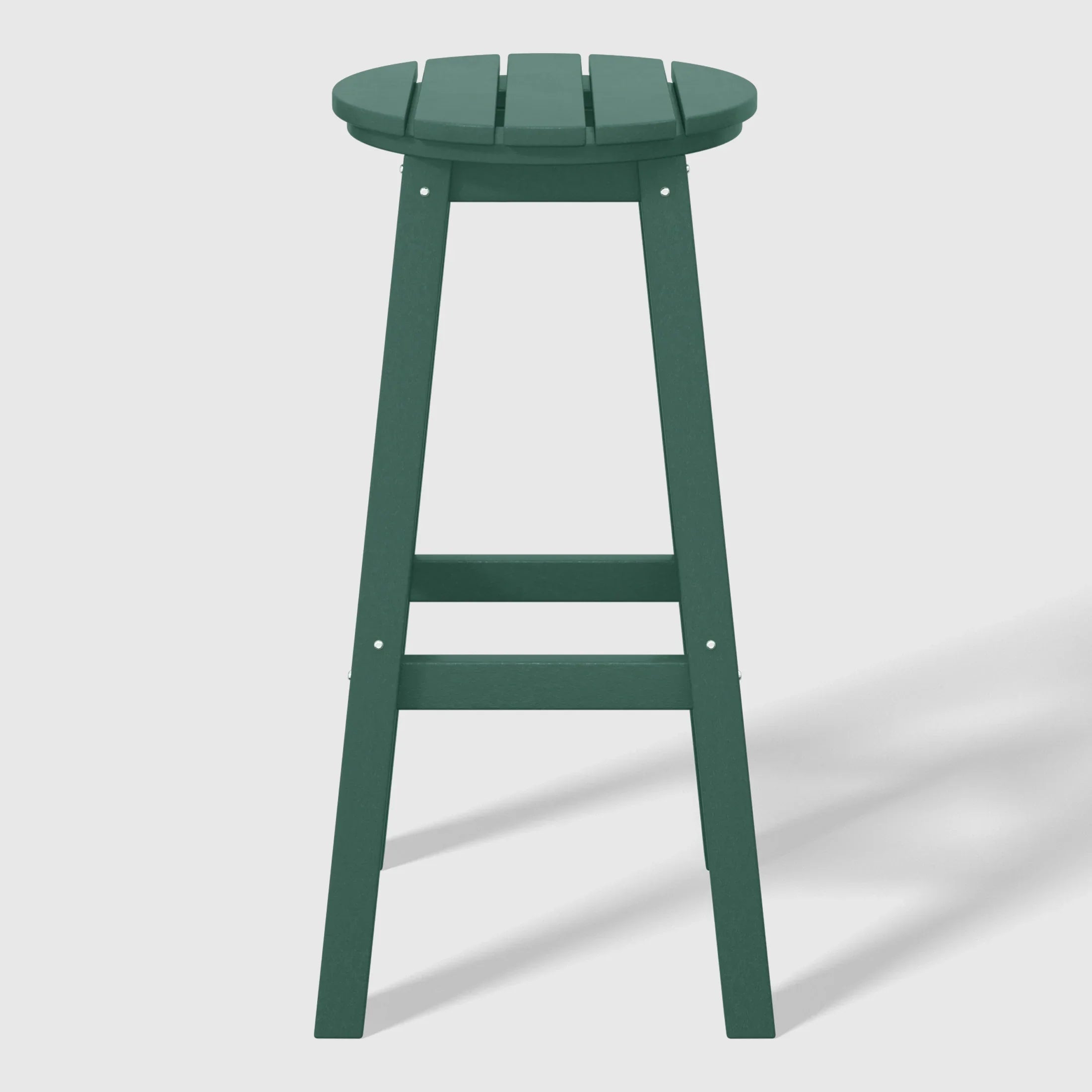 Paradise 29" HDPE Outdoor Patio Round Bar Stool Set of 2