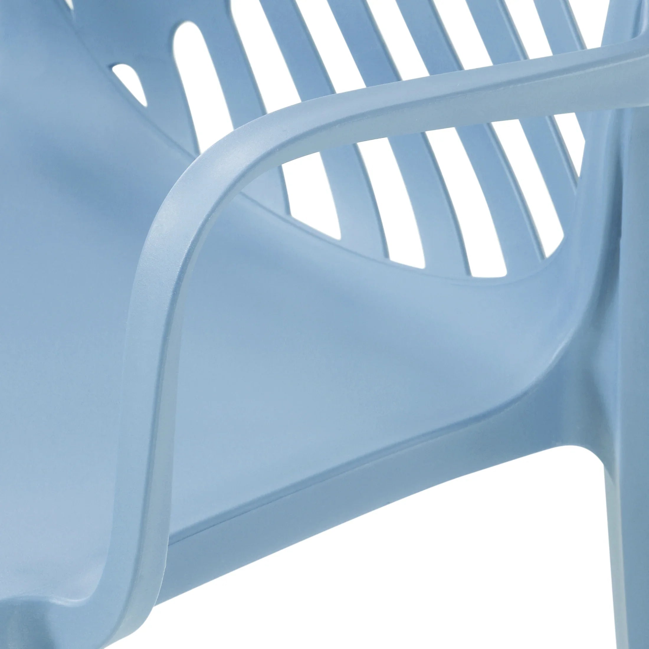 Sunshine Outdoor Modern Stackable Patio Dining Armchairs (Set of 2)