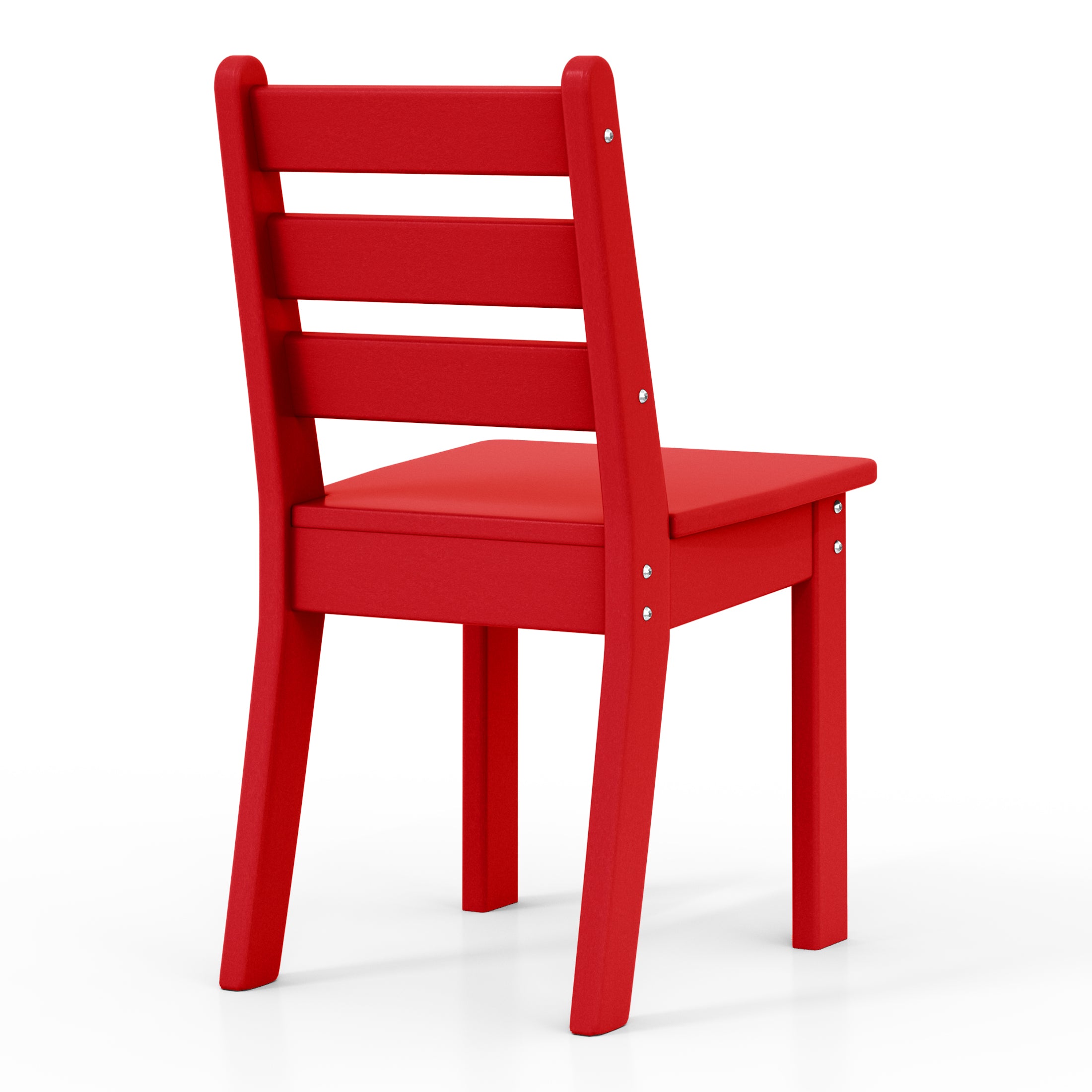 Playhouse Outdoor HDPE Kids Plastic Toddler Dining Chair (Set of Two)