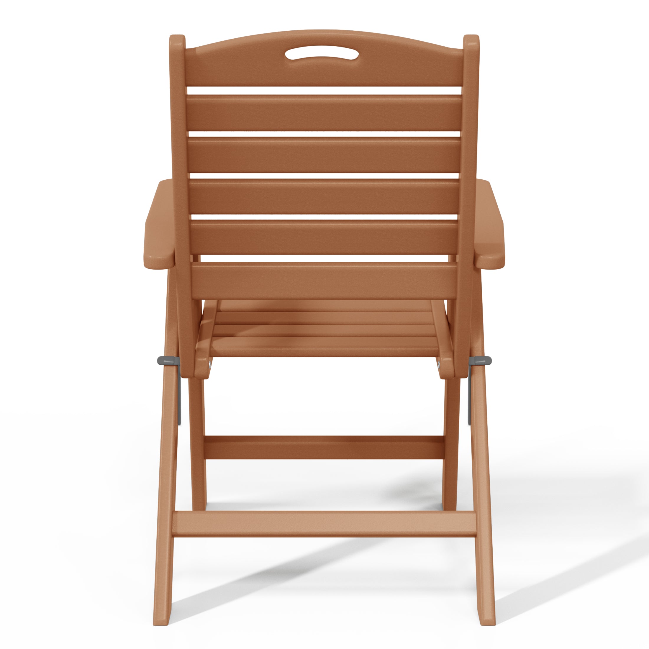 Paradise 7-Piece HDPE Rectangular Patio Dining Table Set with Foldable Chairs