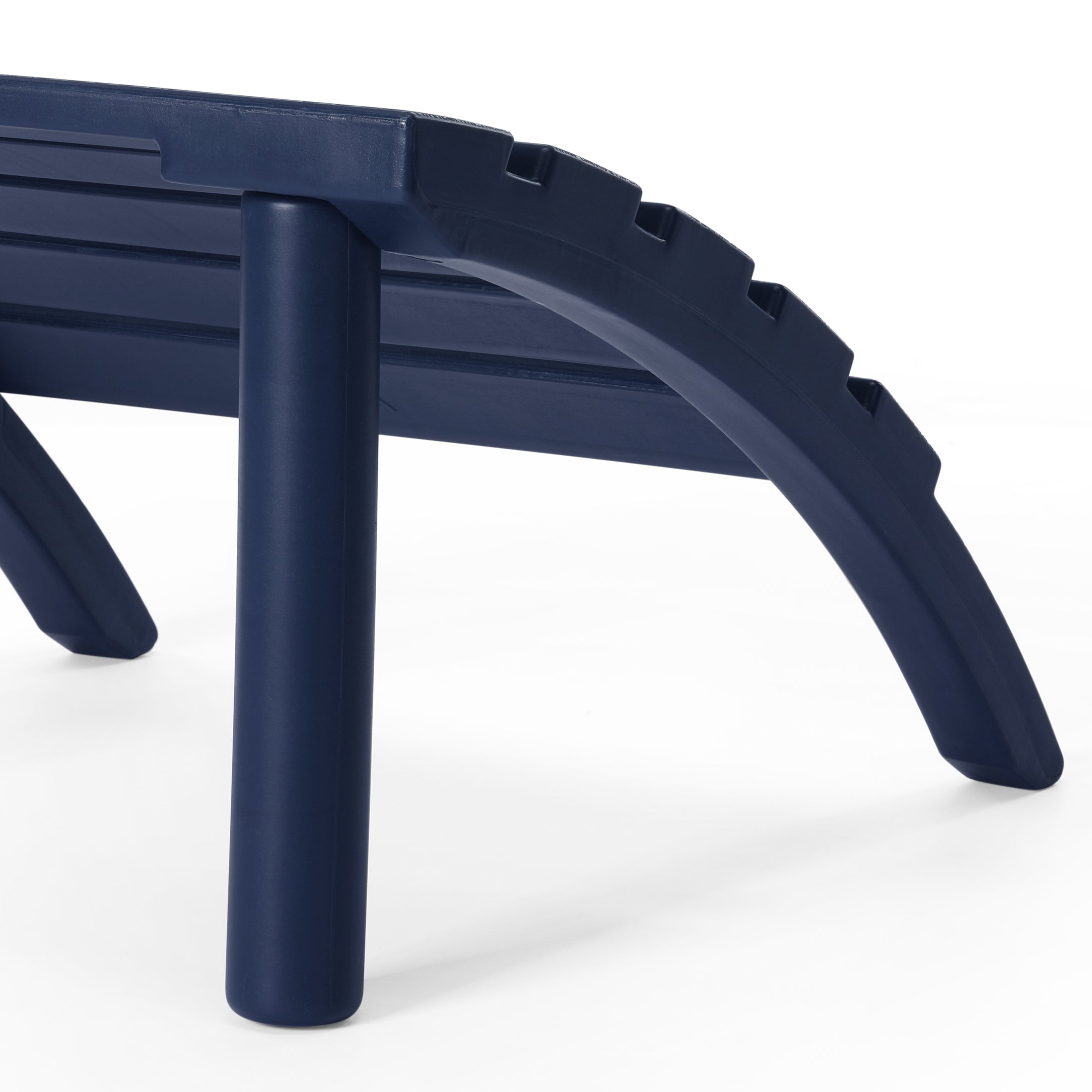 Cayman Outdoor Patio HDPE Adirondack Ottoman Footrest