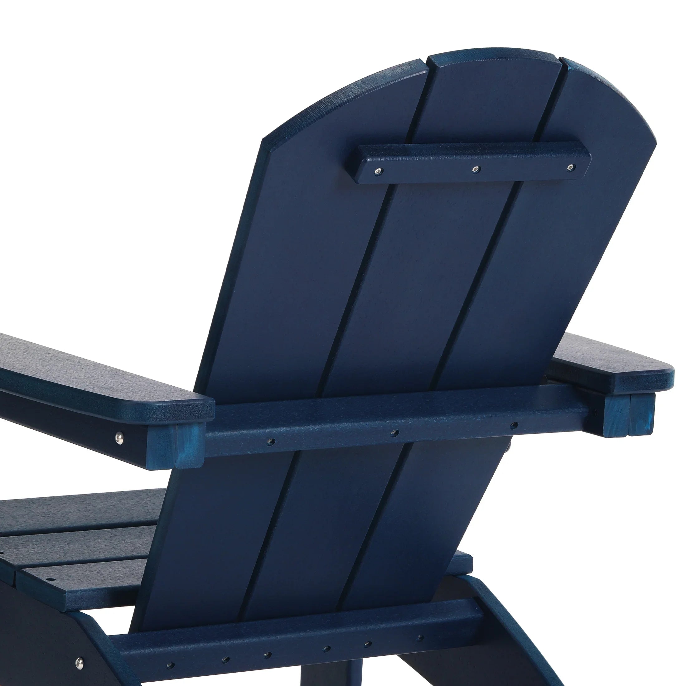 Paradise 3-Piece Kids HDPE Adirondack Chairs Set with Square Side Table and Cup Holders