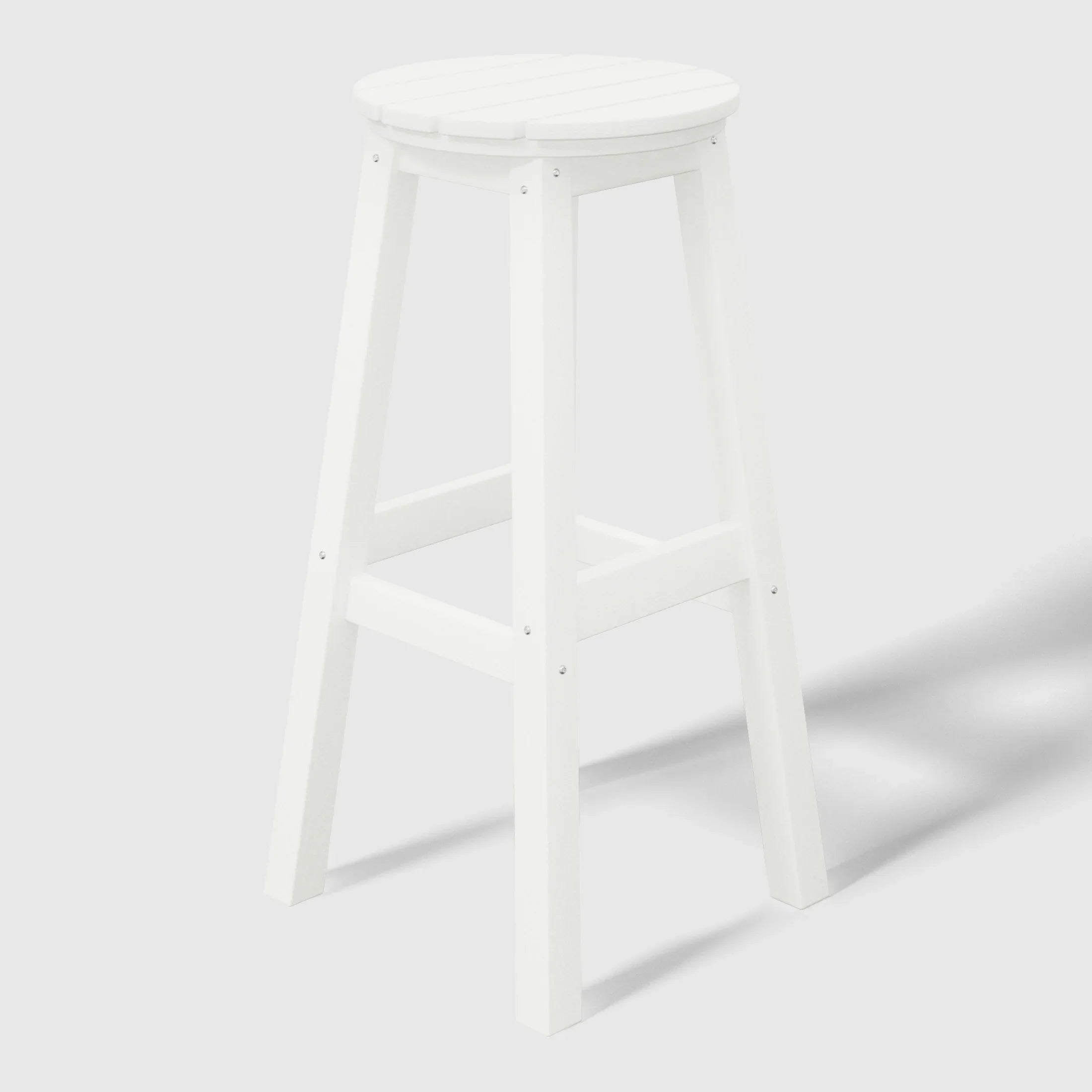 Paradise 29" HDPE Outdoor Patio Round Bar Stool Set of 2