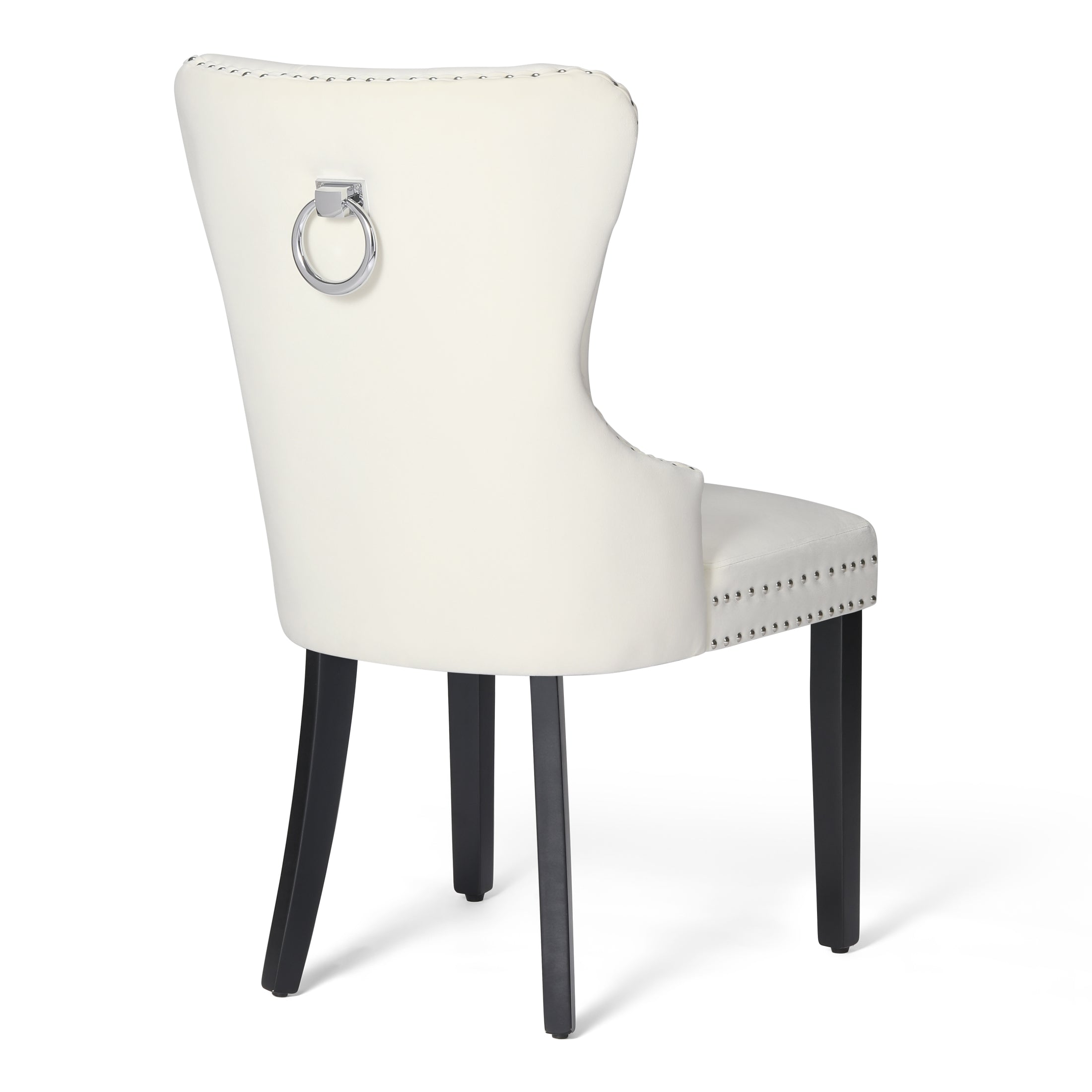 Hank Velvet Upholstered Tufted Dining Chairs (Set of 6)