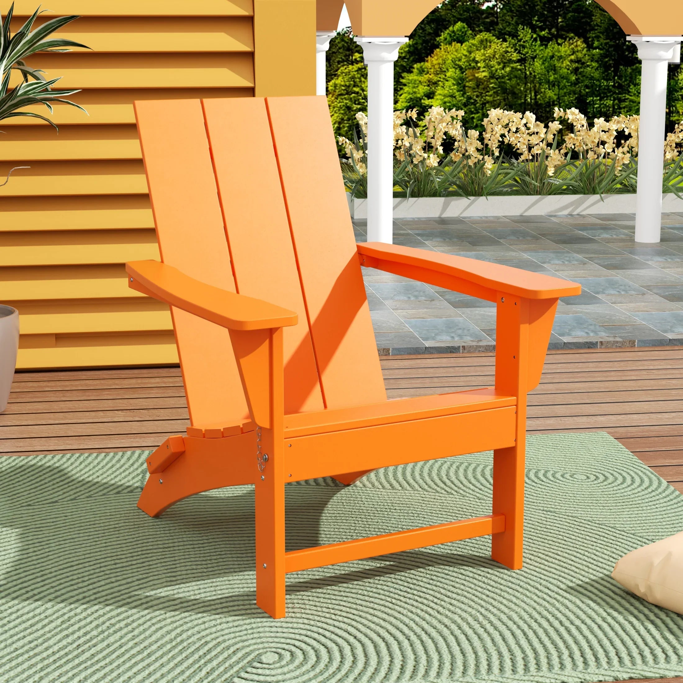 Palms Modern Outdoor Folding Adirondack Chair
