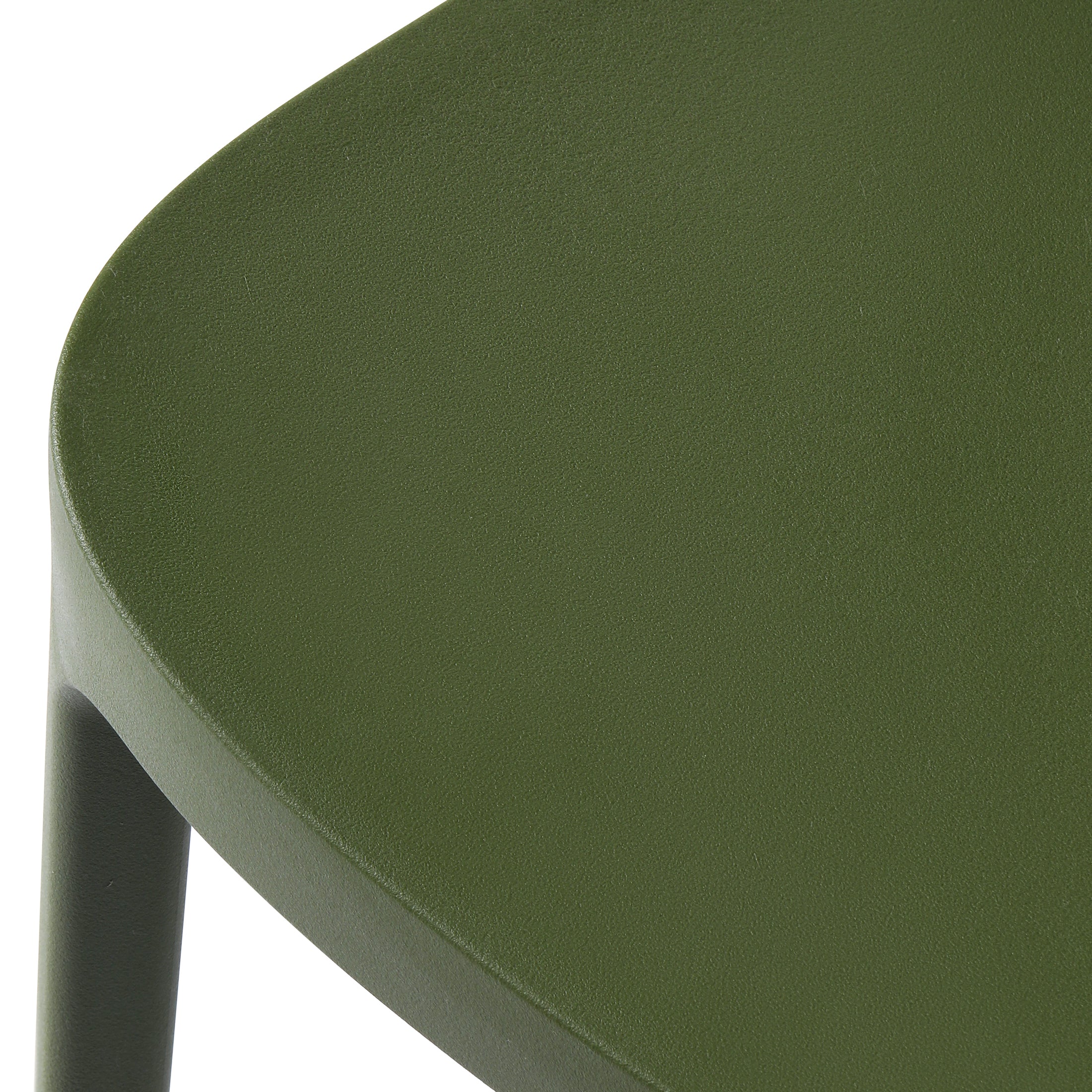 Sunshine Outdoor Modern Stackable Plastic Patio Dining Chairs (Set of 2)