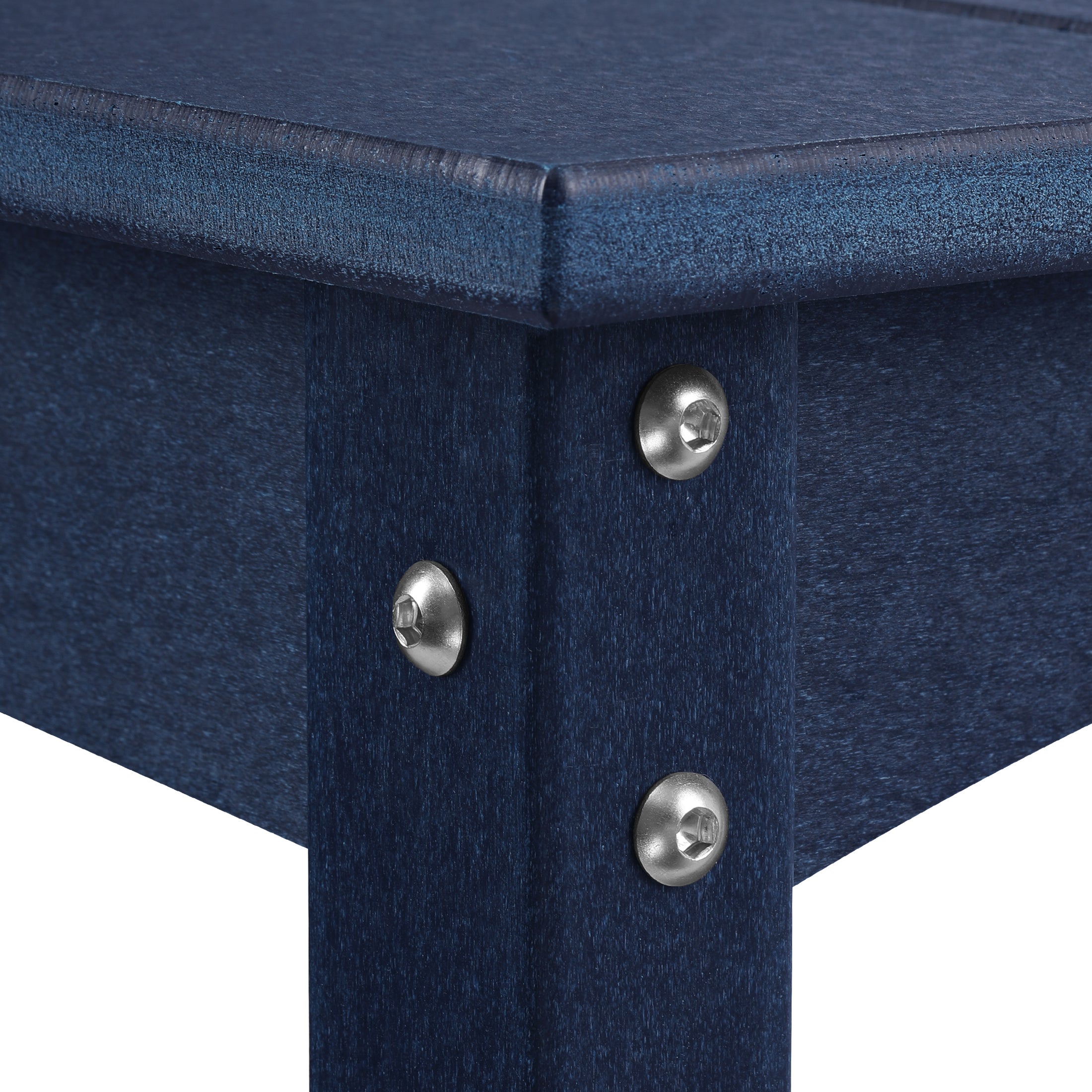 Paradise 55" Outdoor Patio HDPE Adirondack 2-Tier Shelf Console Table