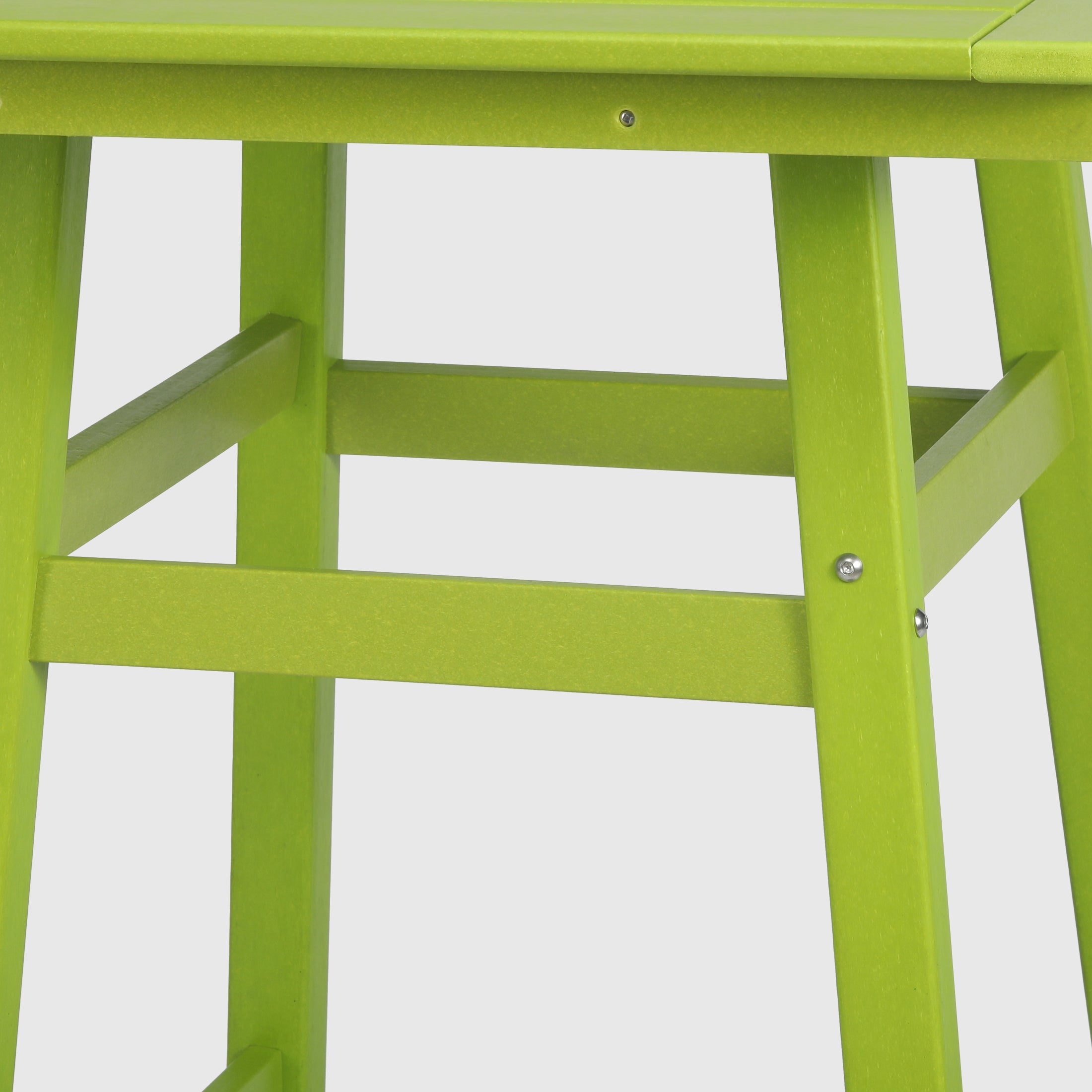 Paradise 30" Square Outdoor Patio Counter High Bistro Bar Table With Umbrella Hole