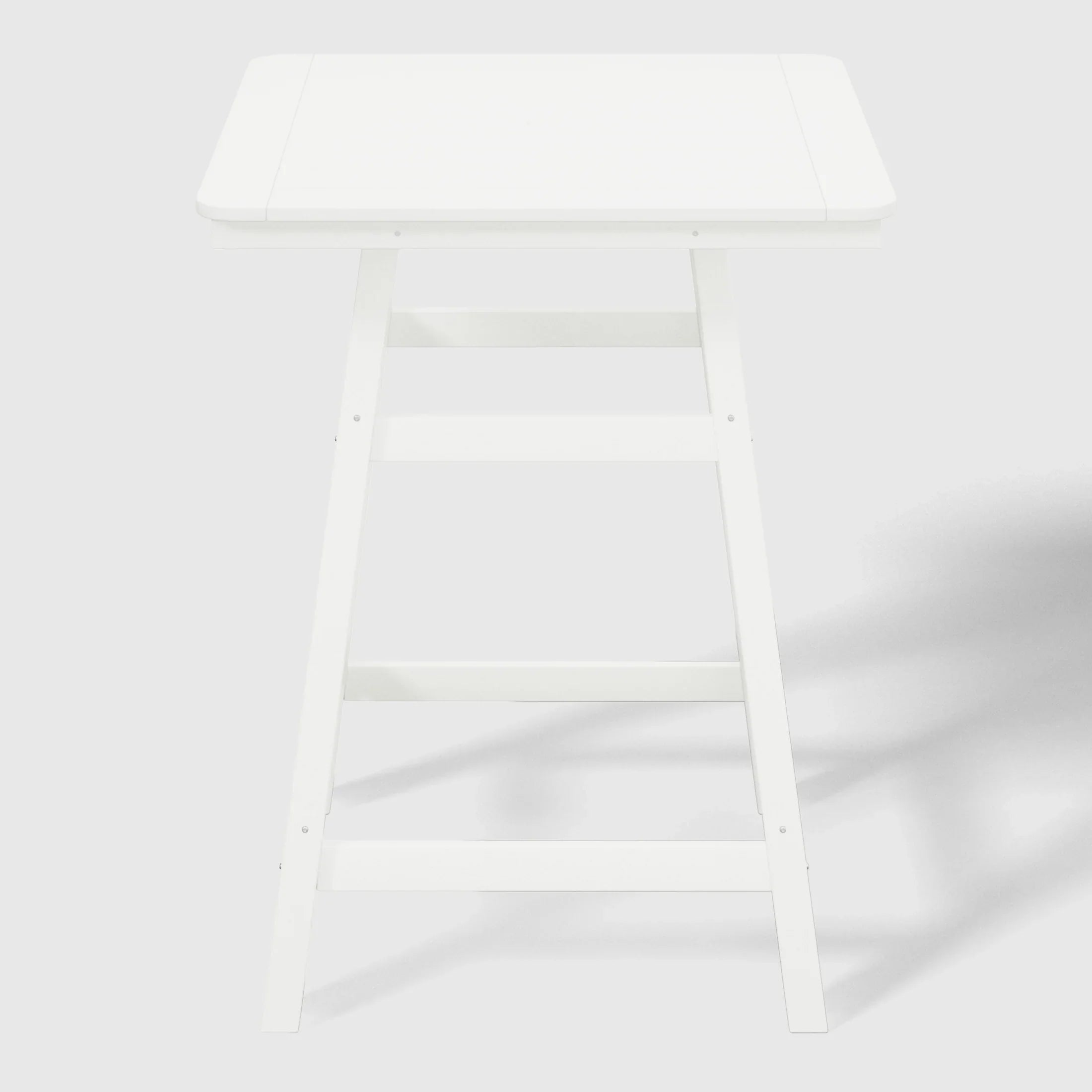 Paradise 5-Piece HDPE Outdoor Patio Dining Bar Bistro Table Set with Counter High Bar Stool