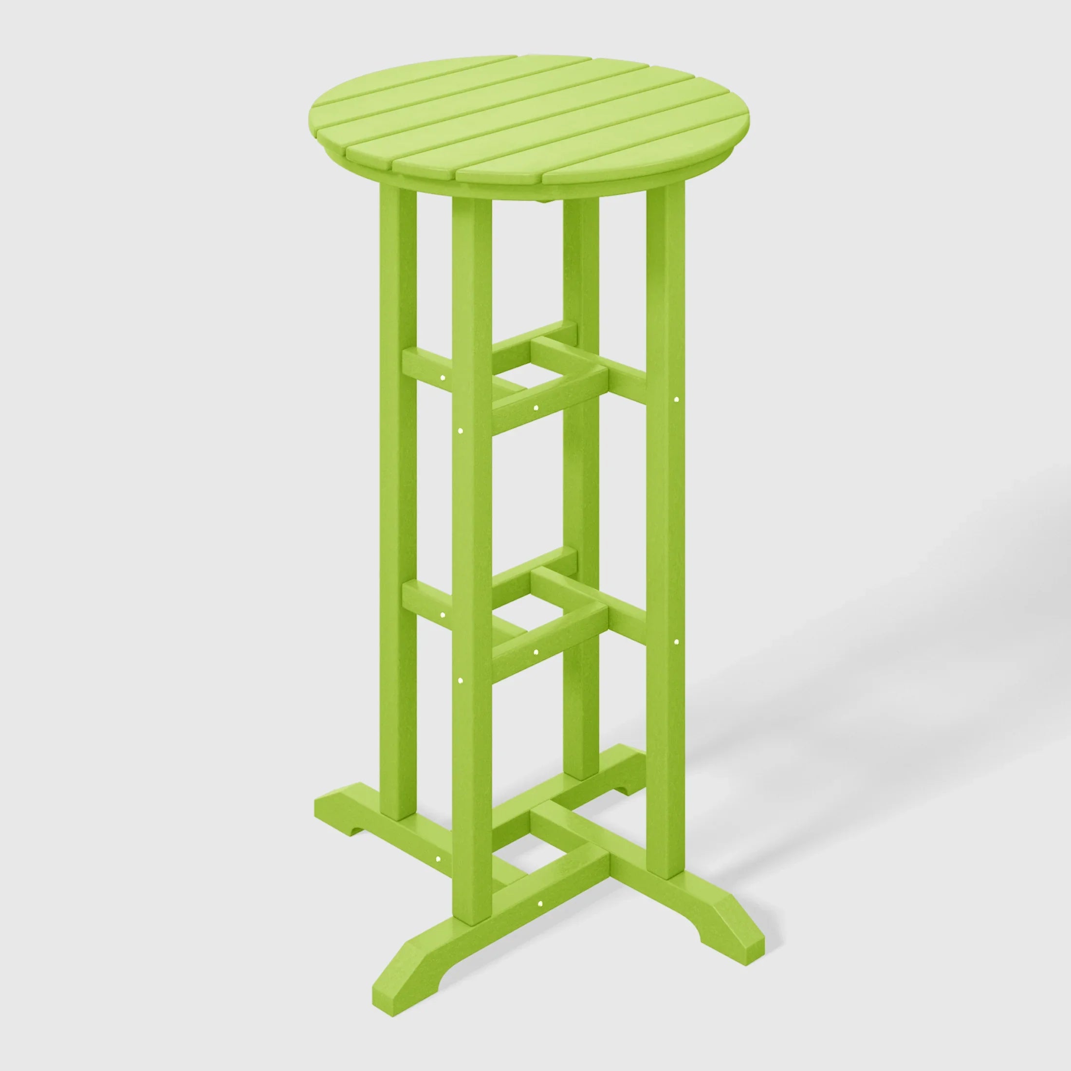 Paradise Outdoor Patio Bar Height Table and Bar Stool 3-Piece Dining Set