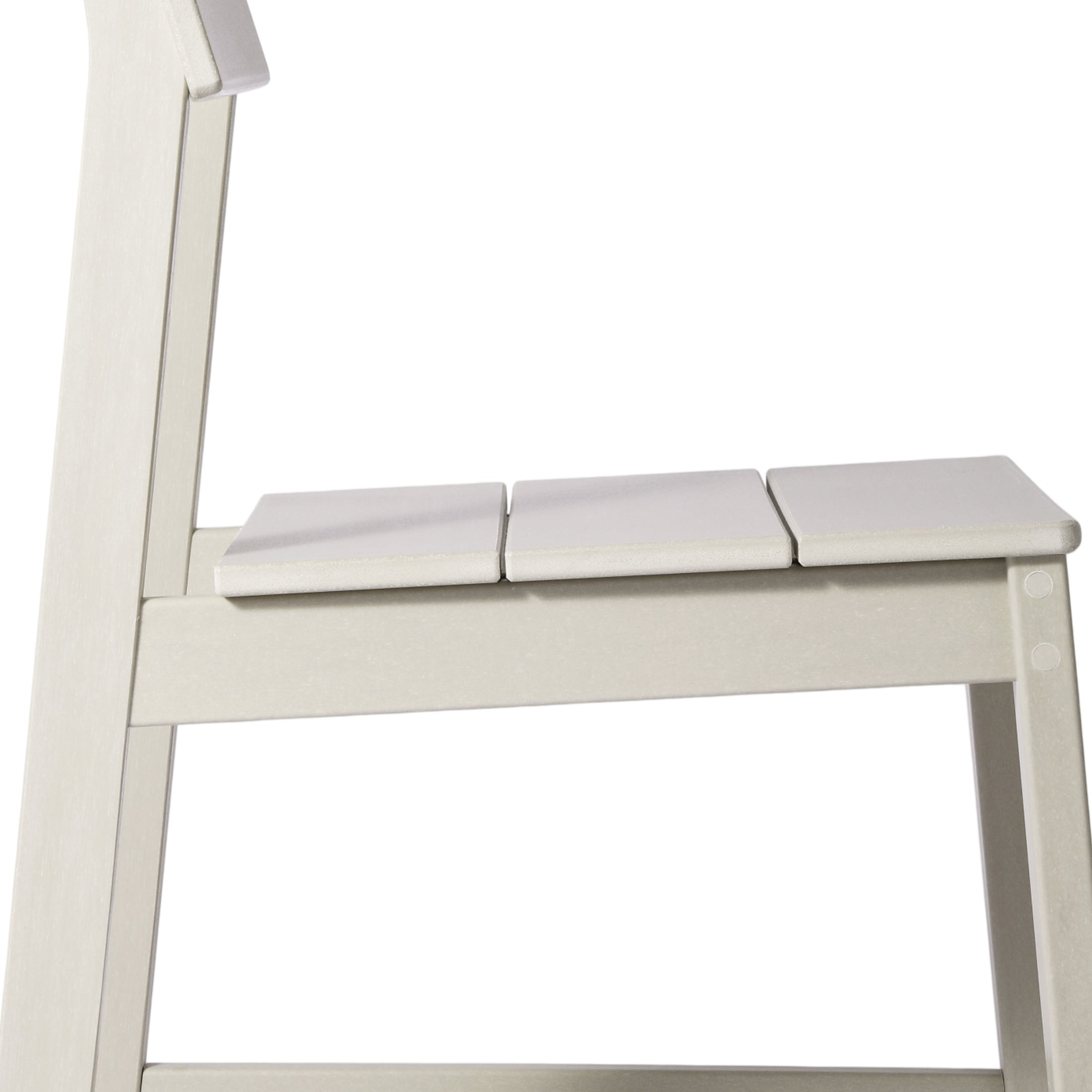 Cambria Modern HDPE Outdoor Armless Patio Dining Chairs (Set of 2)