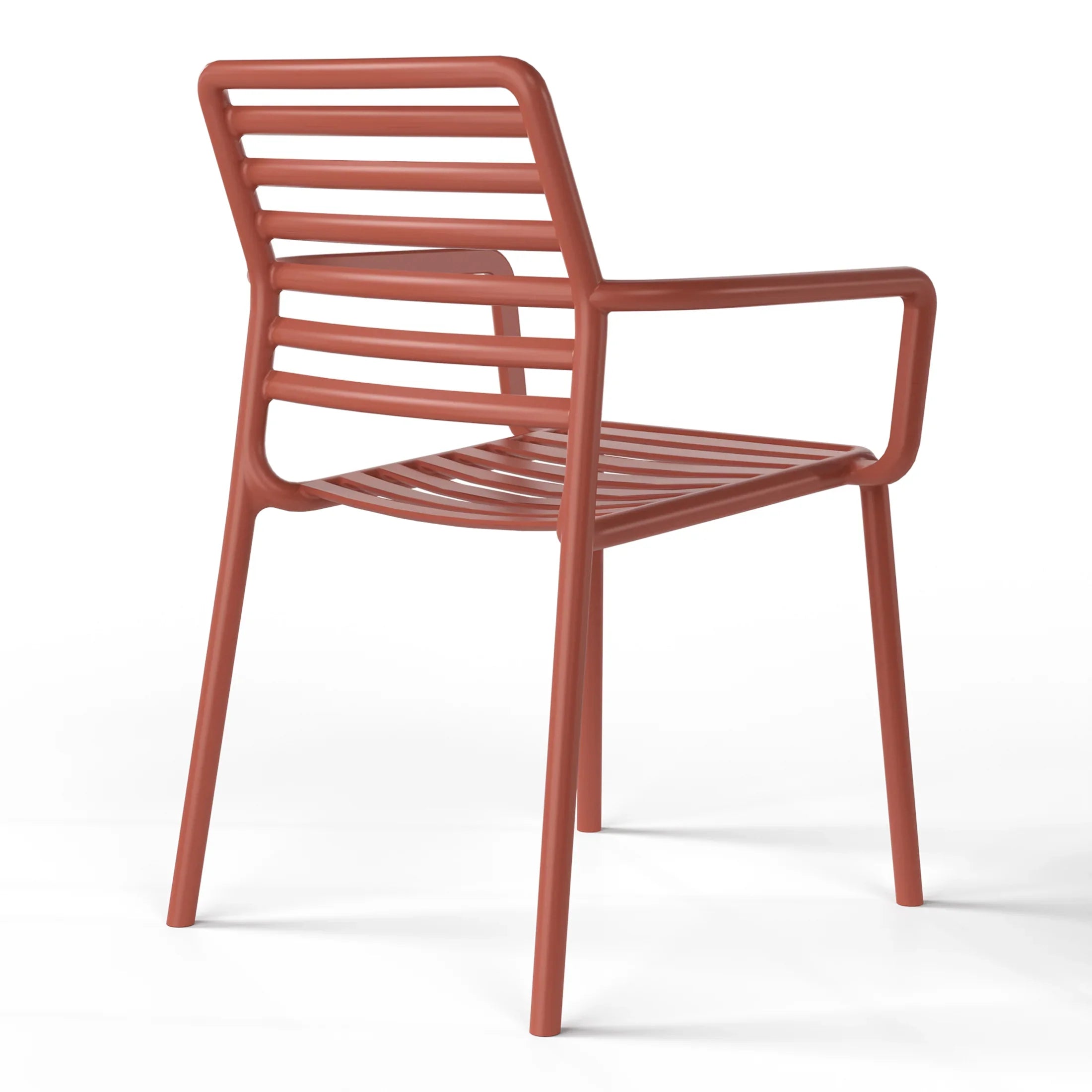 Sunshine Outdoor Stackable Polypropylene Plastic Resin Dining Armchairs (Set of 4)