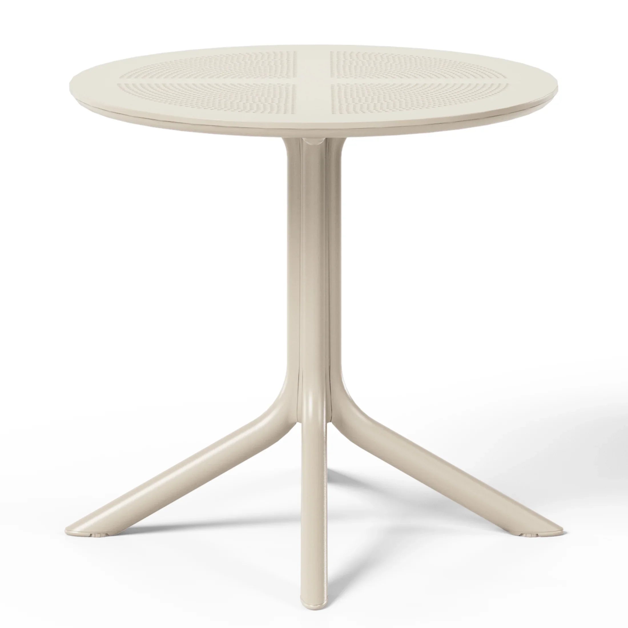 Sunshine 5-Piece Modern Round Patio Dining Table Set with Stackable Patio Dining Chairs