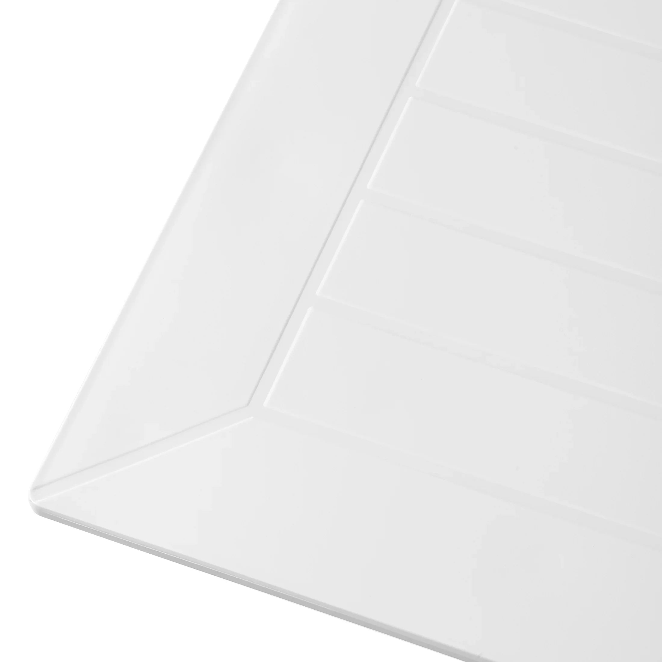 Sunshine 31.5" Square Outdoor Plastic Resin Patio Dining Table for 4