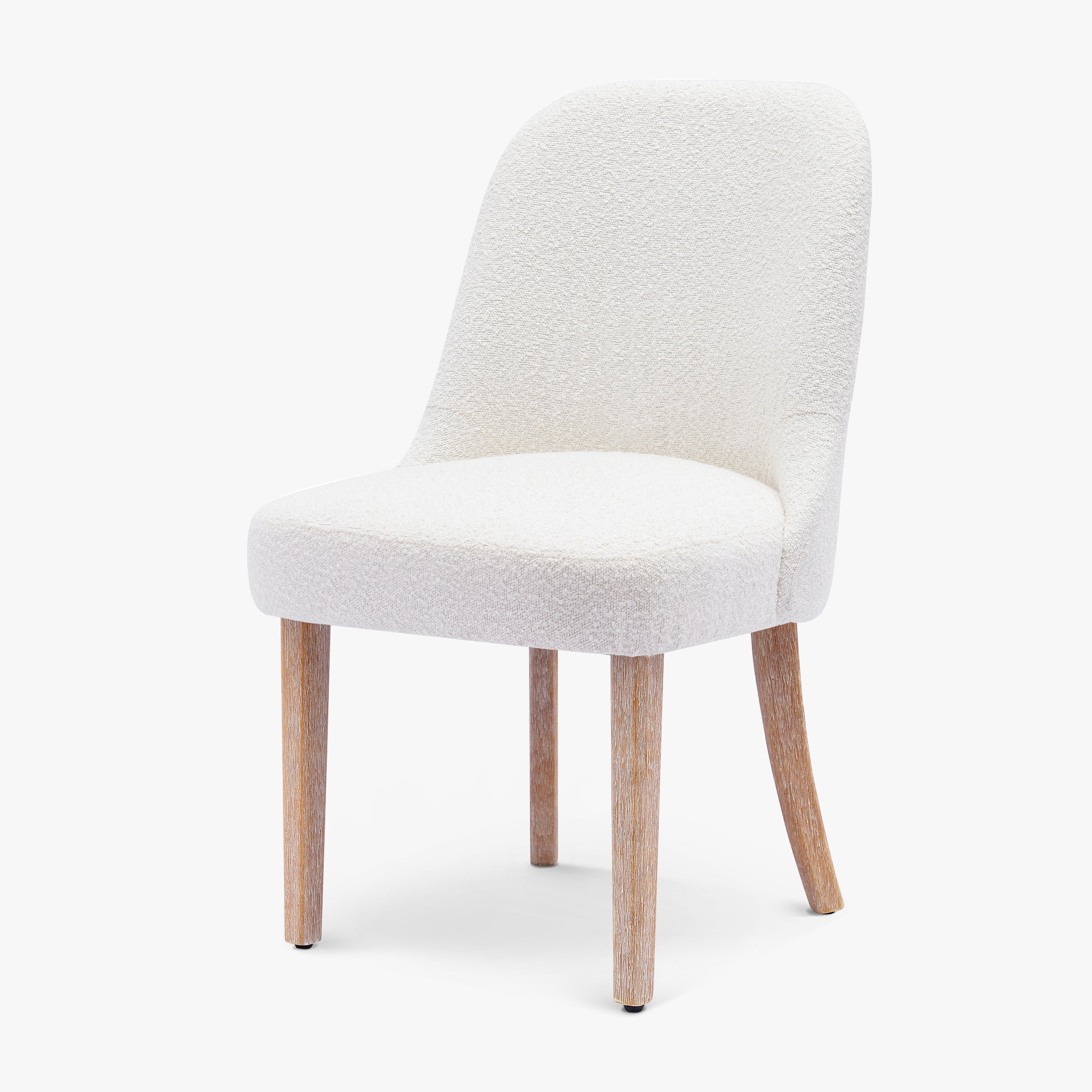 Amélie Mid-Century Modern Upholstered Boucle Dining Chair