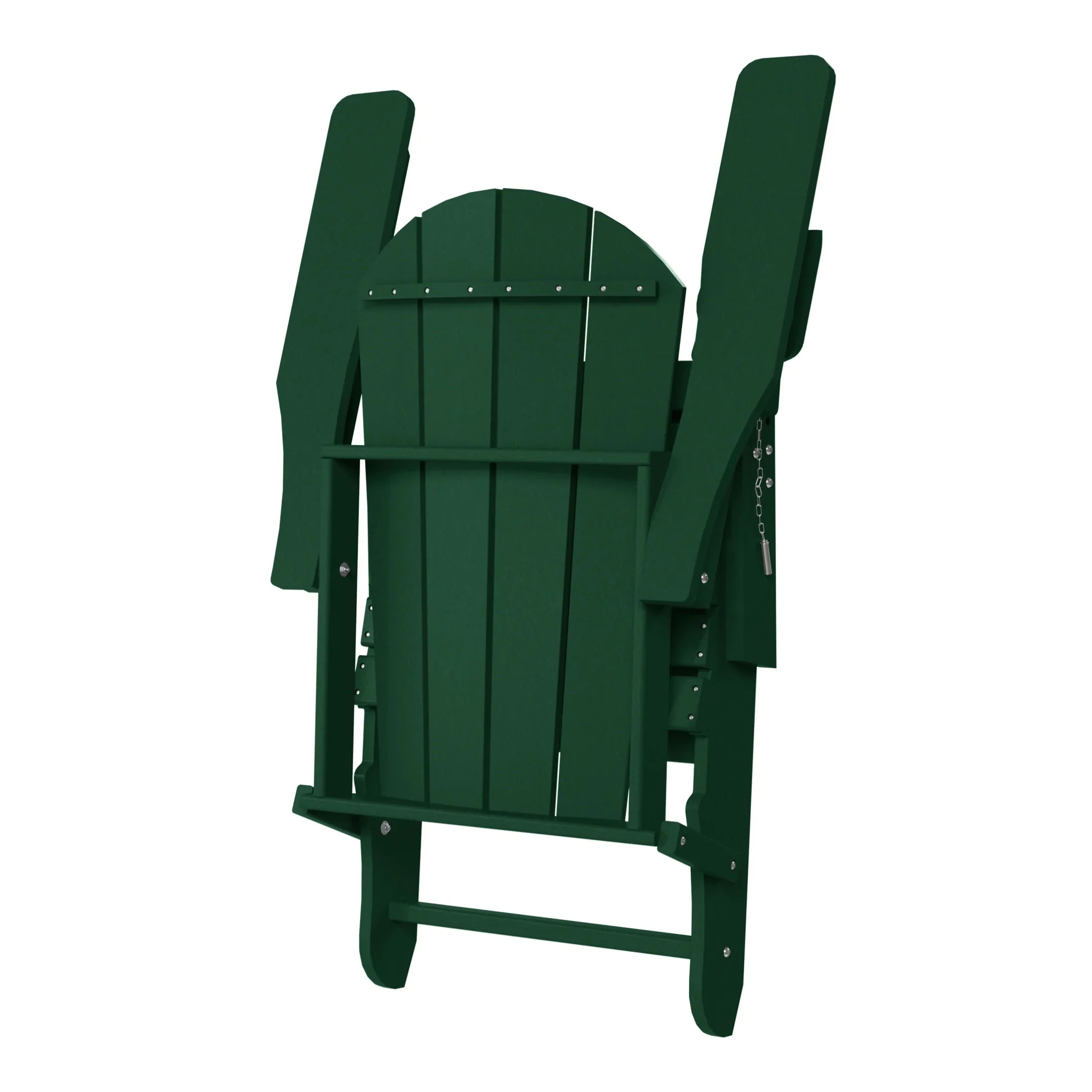 Paradise Folding Adjustable Adirondack Chair with Retractable Ottoman and Cup Holder (Set of 2)