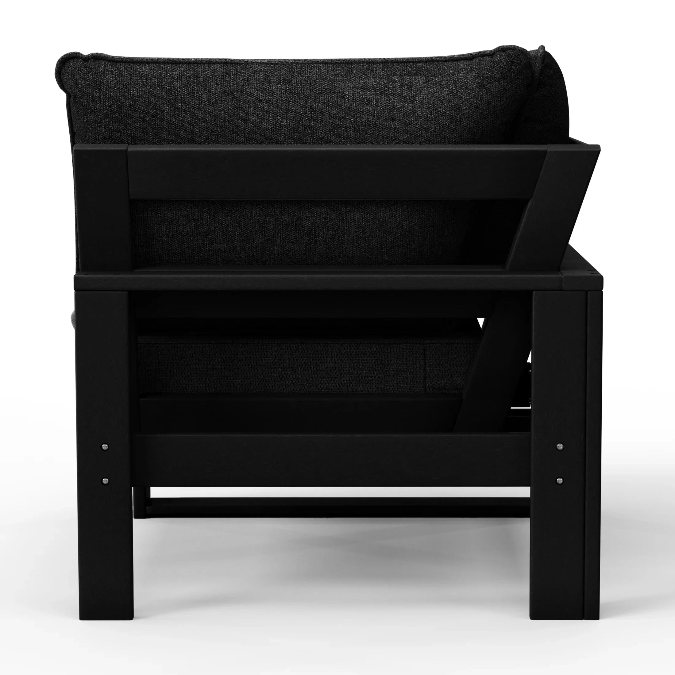 Rockaway Outdoor HDPE Sectional Corner Sofa Seat with Water-Proof Cushions